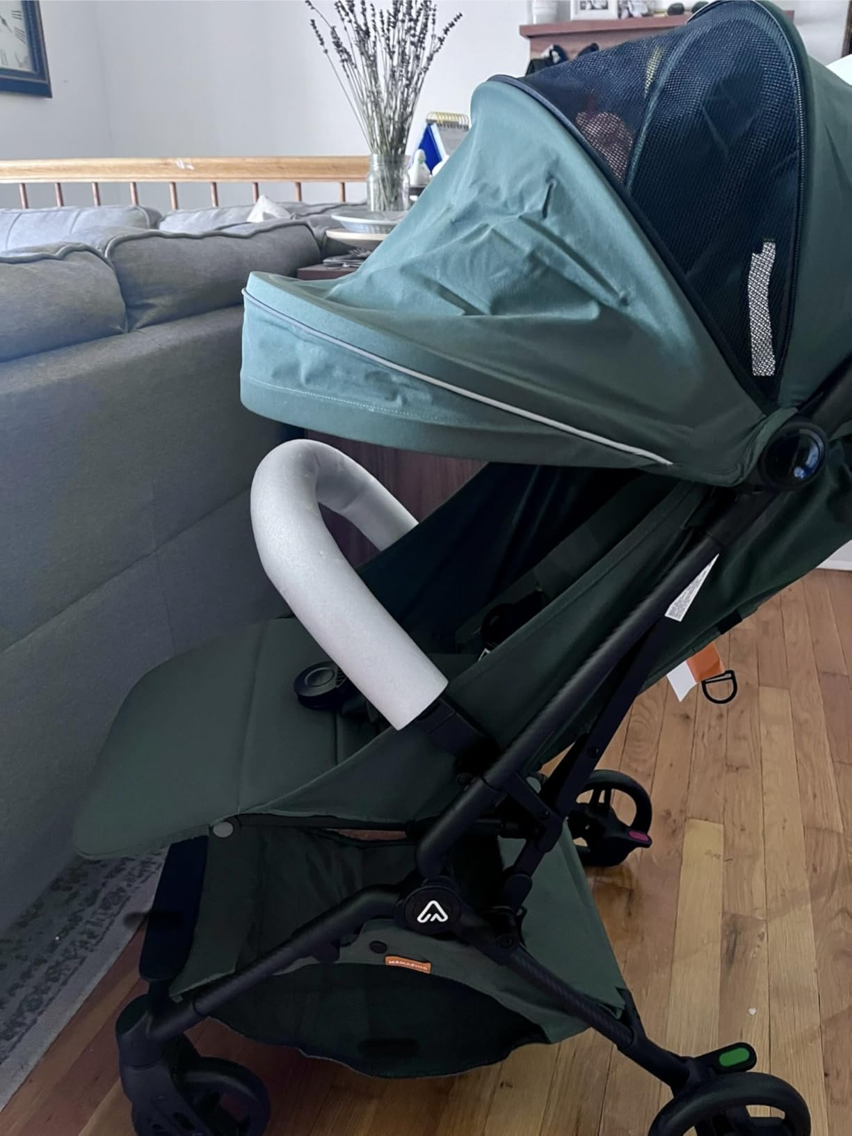 MAMAZING Ultra Air Lightweight Baby Travel Stroller with Carbon Fiber Frame, Compact & Airplane-Friendly, One-Handed Fold, 11.6 lbs, Perfect for Toddlers, Jet customer photo 2