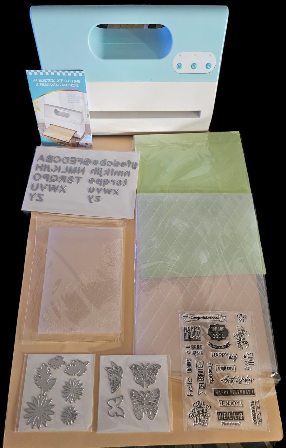 CraftGenes Electric Die Cut Machine for Starter Kit, 9 inch Opening Electric Embossing Machine for Art & Craft, Cardmaking, Scrapbooking, Fabric customer photo 2