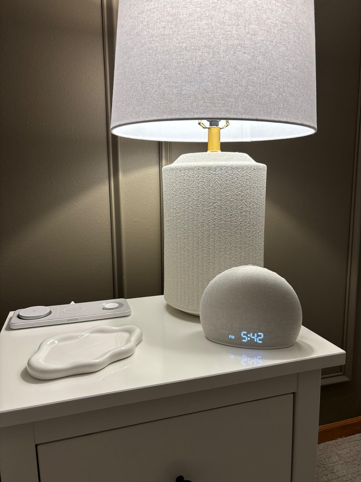 HOUSBAY Sunrise Alarm Clock with White Noise Sound Machine - Wake-Up Light for Bedroom, 5 Gentle Alarm Sounds, 20 Soothing Sleep Sounds, Dimmable Display, Phone-Free Bedside Clock customer photo 2