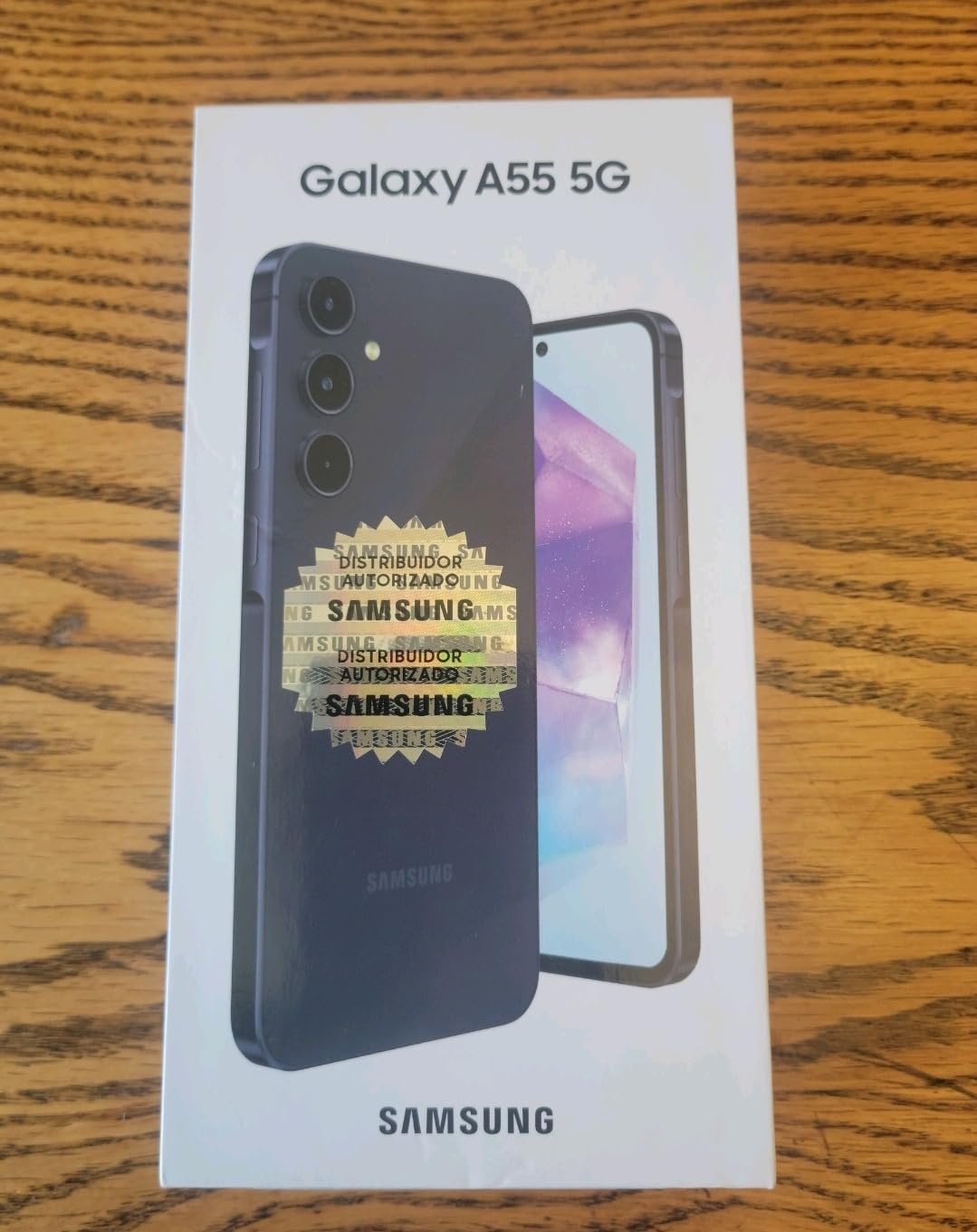 Samsung Galaxy A55 5G A556E 128GB Dual-SIM GSM Unlocked Android Smartphone (Latin Variant/US Compatible LTE) - Awesome Lilac customer photo 2