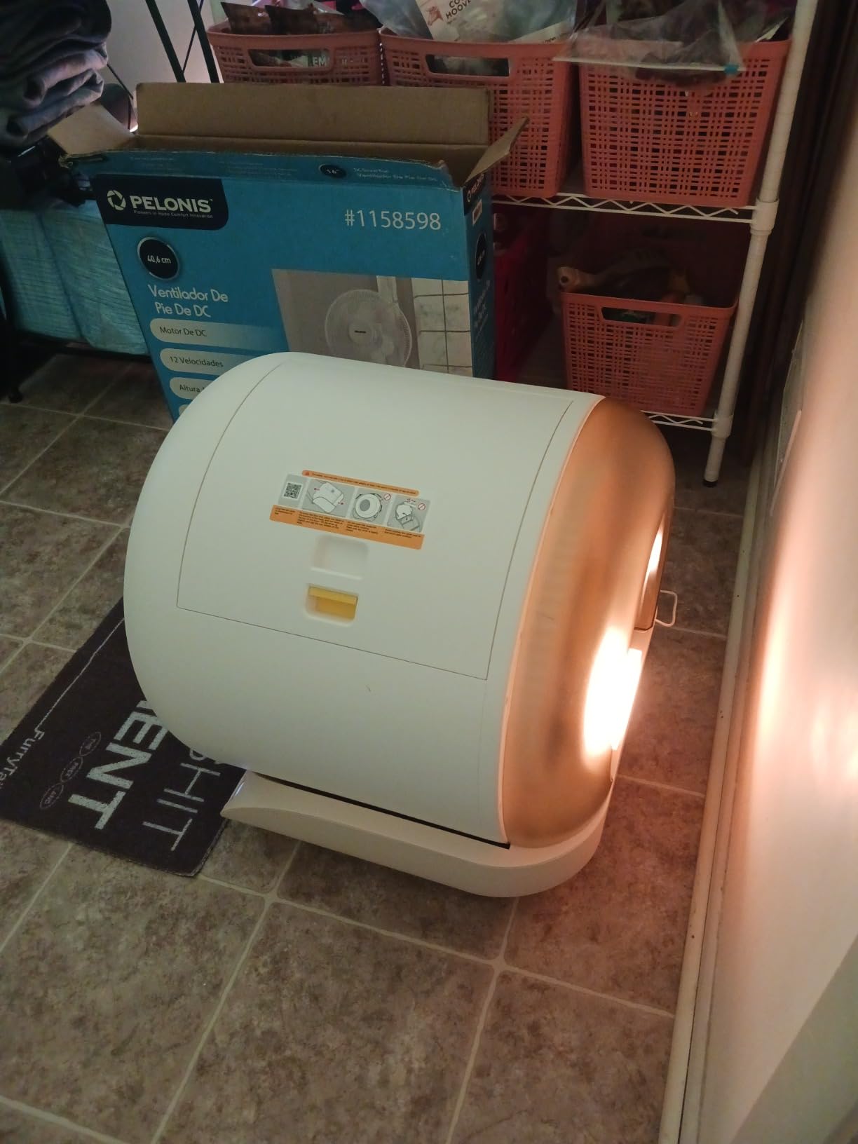 Self Cleaning Litter Box with APP - Automatic Cat Litter Box for All Your Cats, Odor Control, Spacious Interior and Large Wastes Bin Capacity, Includes 40 Litter Bags customer photo 1