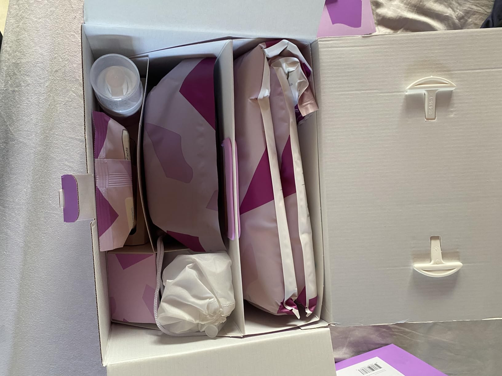 Frida Mom 11pc Postpartum Essentials Kit Gift Set, Hospital Bag Must Haves for New Mom, Includes 4 Disposable Postpartum Underwear, 4 Ice Maxi Pads, Perineal Healing Foam & 24 Pad Liners & Peri Bottle customer photo 2