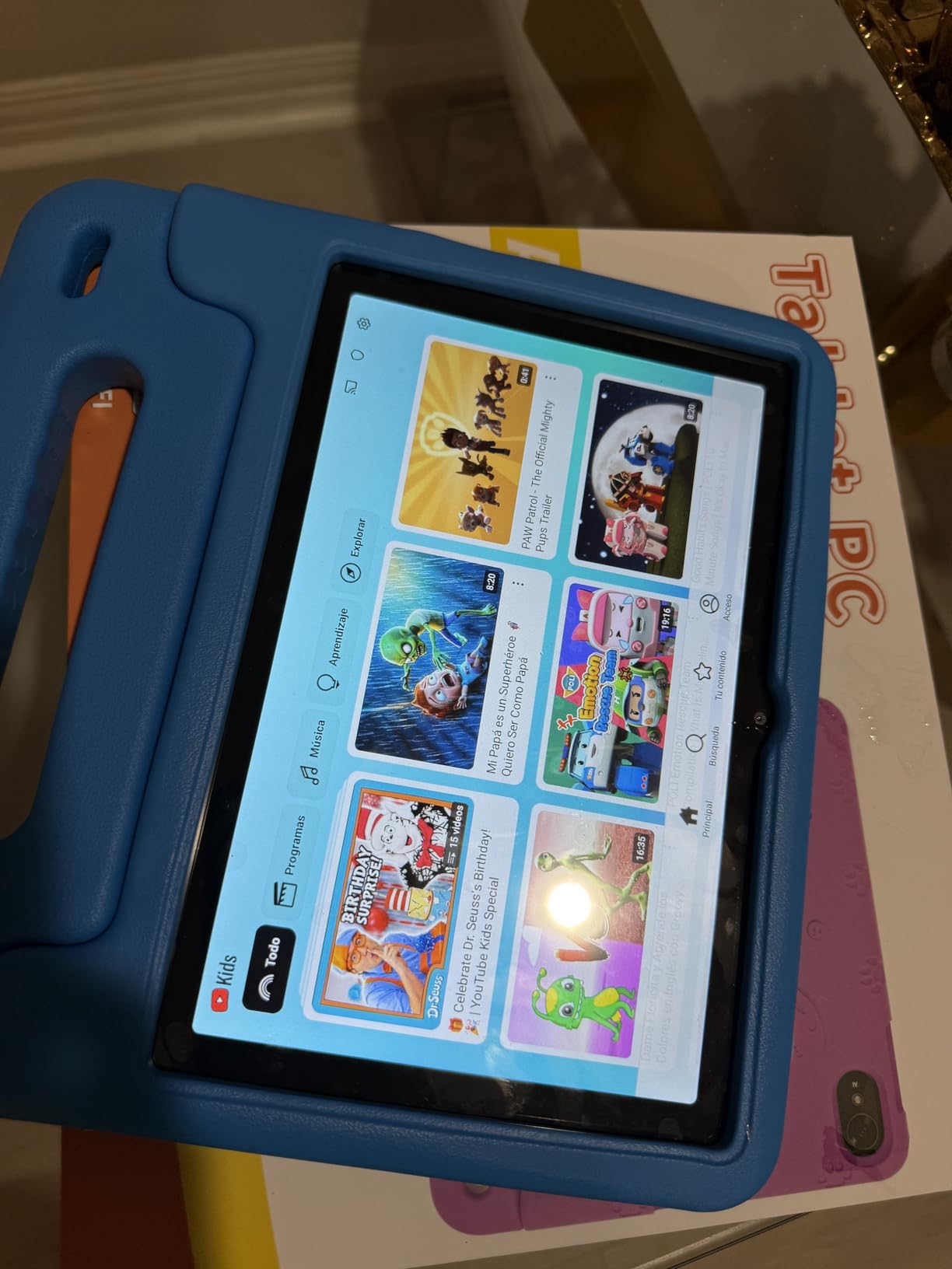COLORROOM 2026 Upgraded Android 15 Tablet, 10inch Kids Tablet, Octa-core CPU, 10GB+64GB+1TB Expand Tablets for Kids with Kids Space, Parental Control, 6000mAh Big Battery, Touchscreen, Blue customer photo 2