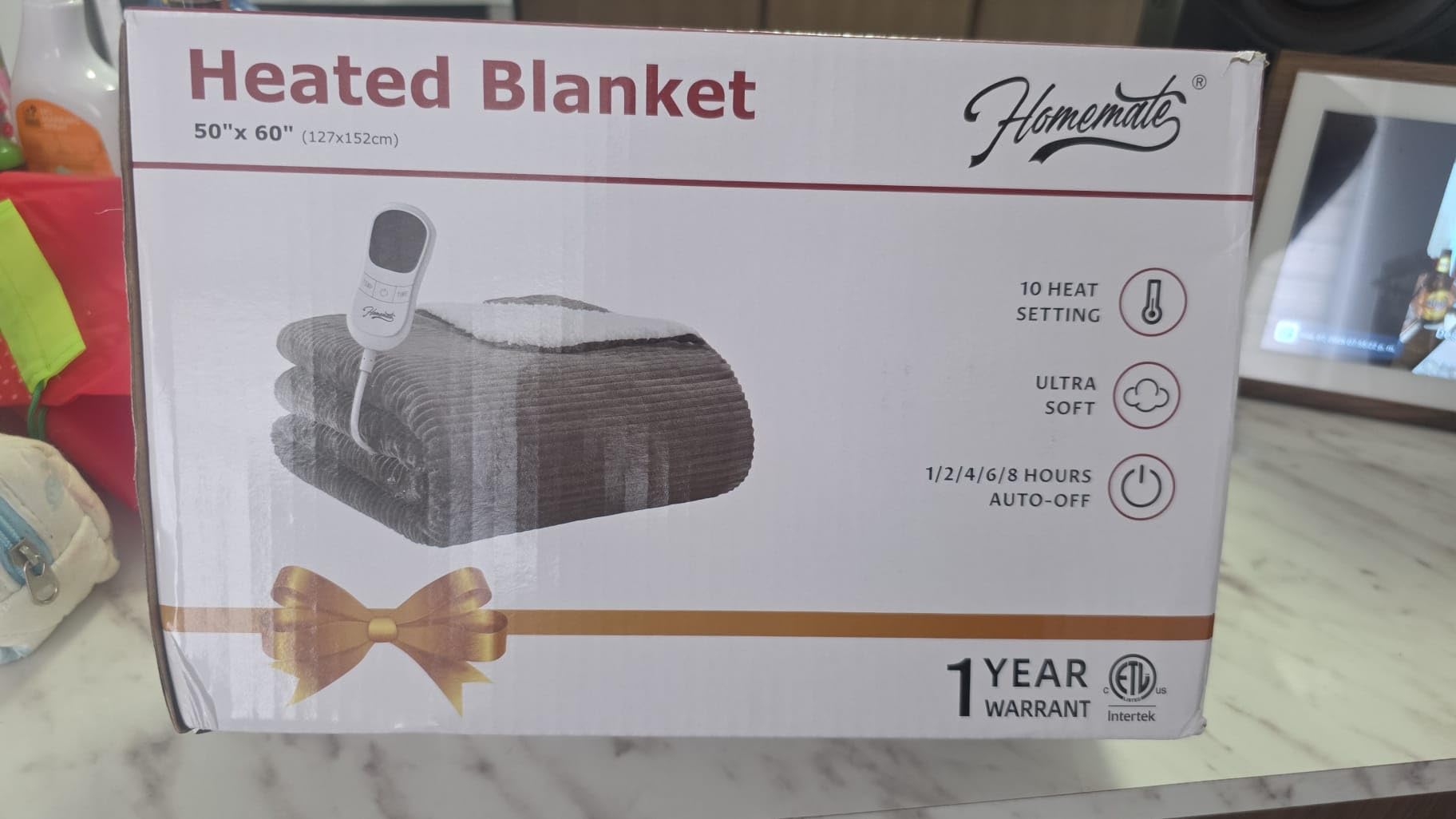 Homemate Electric Heated Blanket King Size - 100