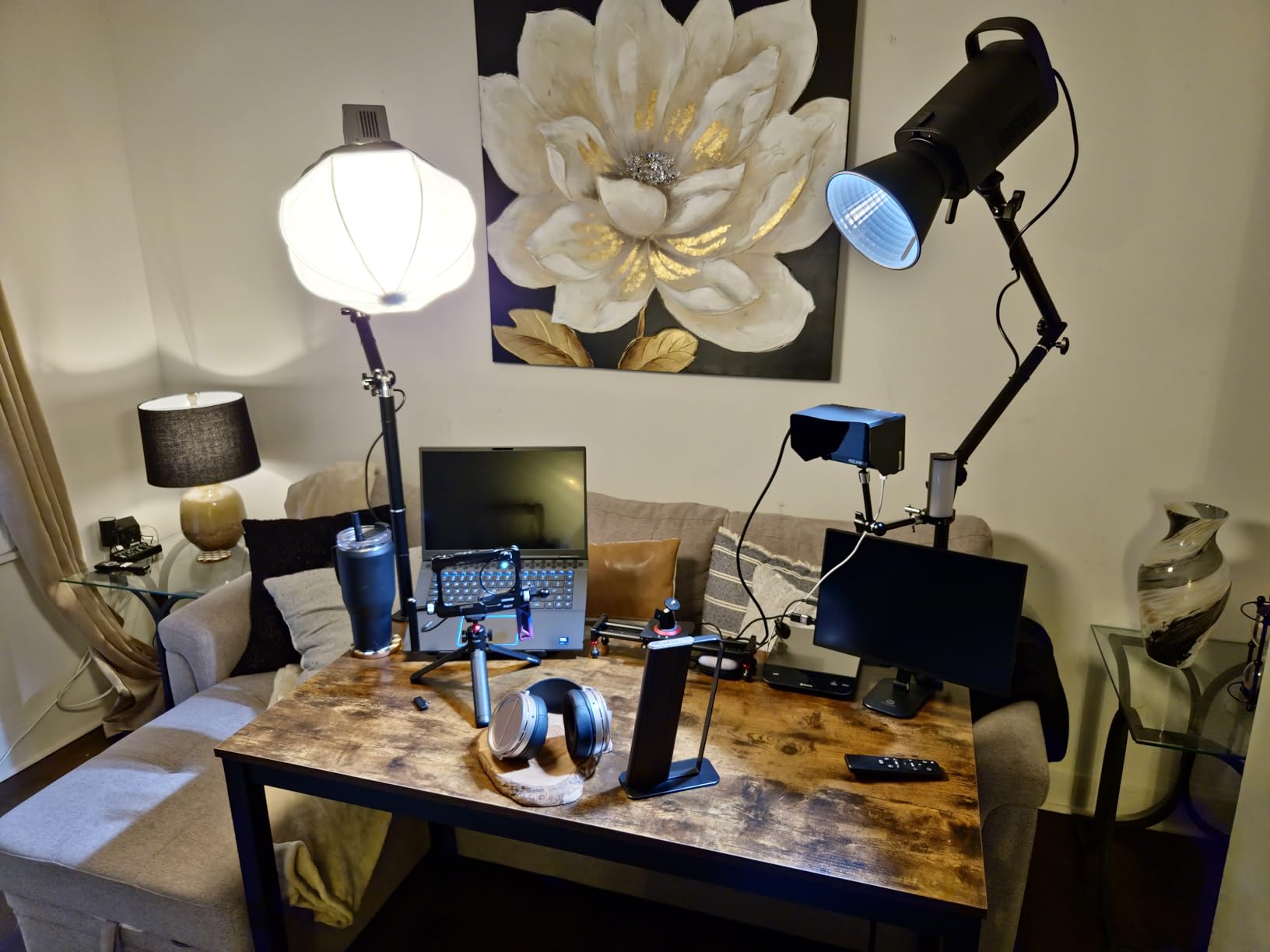 NEEWER HS60B Mini Video Light with App Control, 60W Handheld Portable Bi Color COB LED Continuous Output Lighting with 35000lux/1m 2700-6500K 0-100% PWM Dimming CRI/TLCI 97+ 12 Scenes USB Type C customer photo 2
