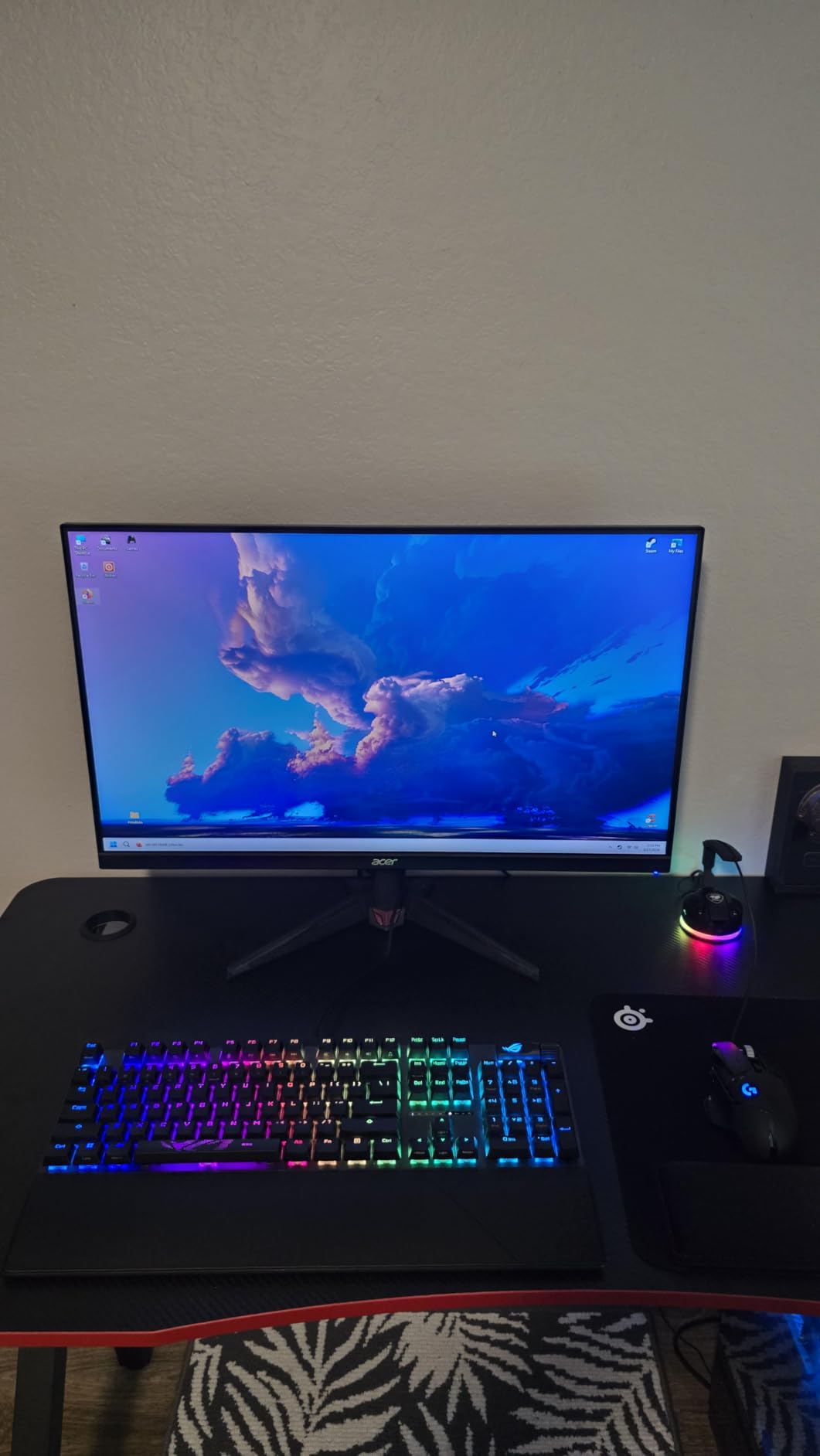 SteelSeries QcK Gaming Mouse Pad - XXL Cloth - Peak Tracking and Stability - Esports Mousepad - Never-Slip - Full Desk Coverage customer photo 2