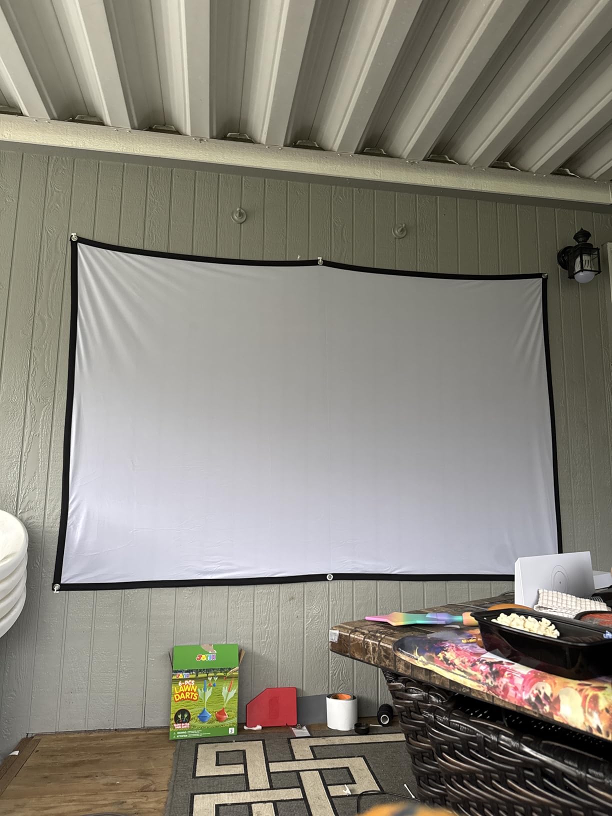 Native 1080P Projector with 5G WiFi and Bluetooth, 18000LM Projector Screen Included, Full HD Movie Projector, 100