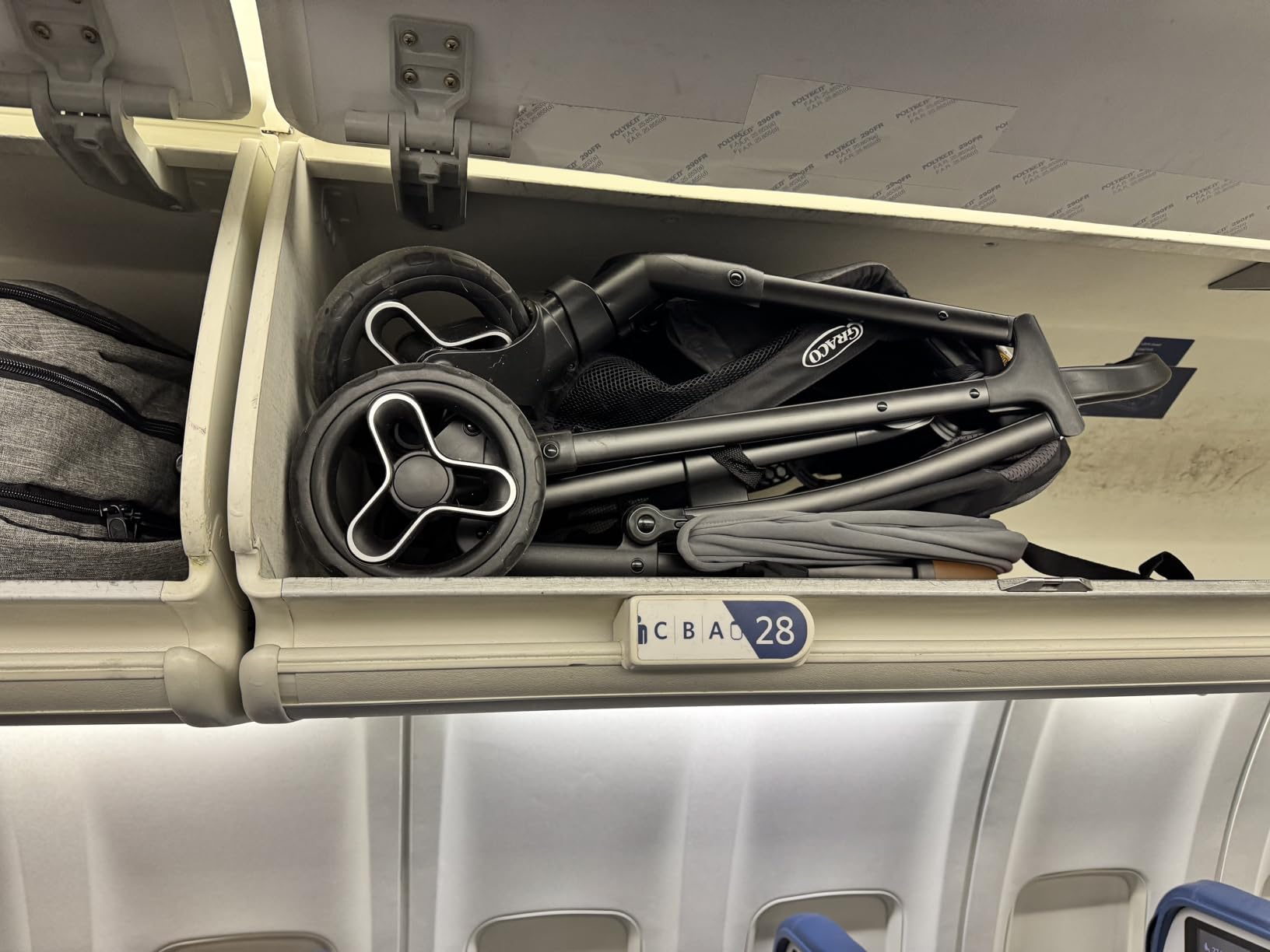 Graco Ready2Jet Compact Stroller - Overhead Friendly Compact Travel Stroller with Automatic Fold, Kingston customer photo 1