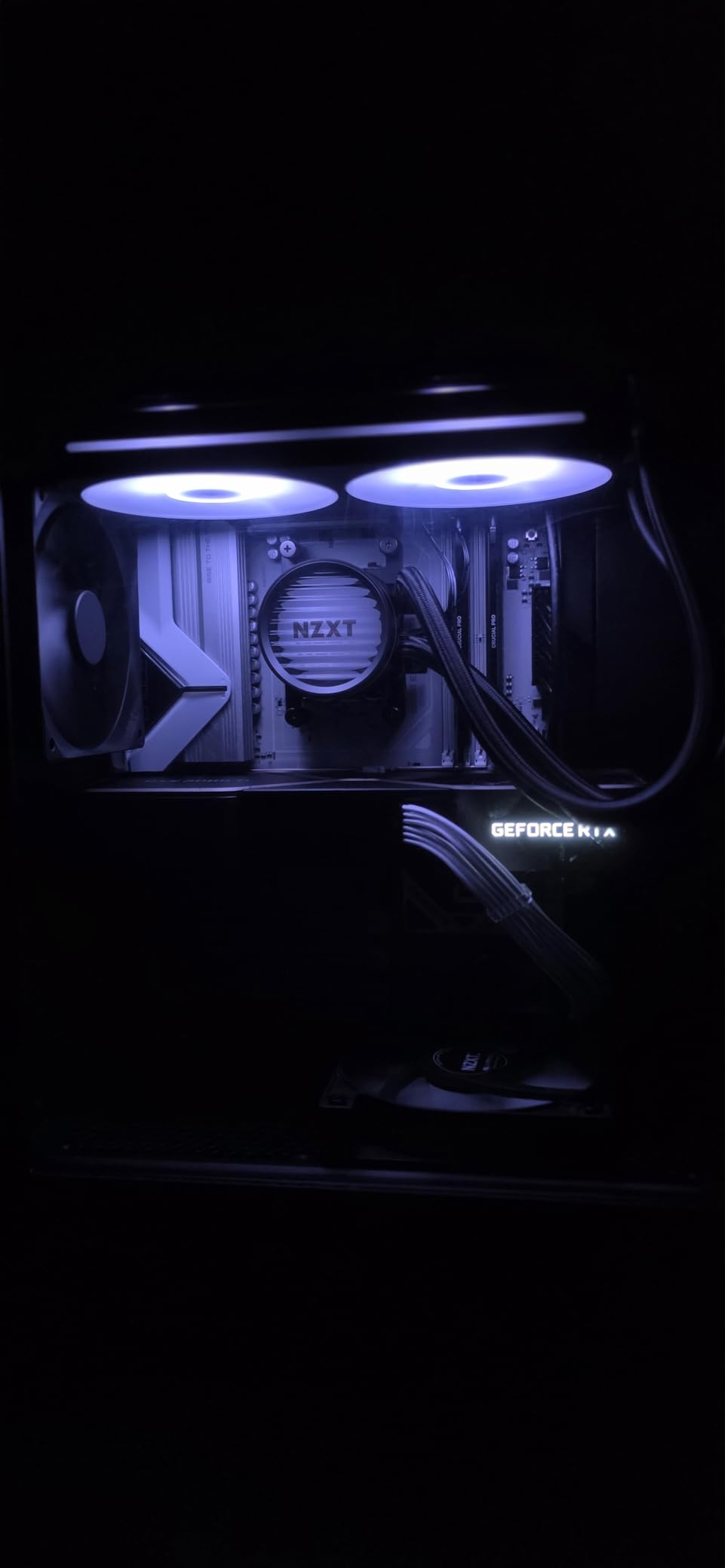NZXT H5 Flow 2024 - Compact ATX Mid-Tower PC Gaming Case - High Airflow - 2 x 120mm Fans Included - 360mm Front & 240mm Top Radiator Support - Cable Management System - Tempered Glass - Black customer photo 2