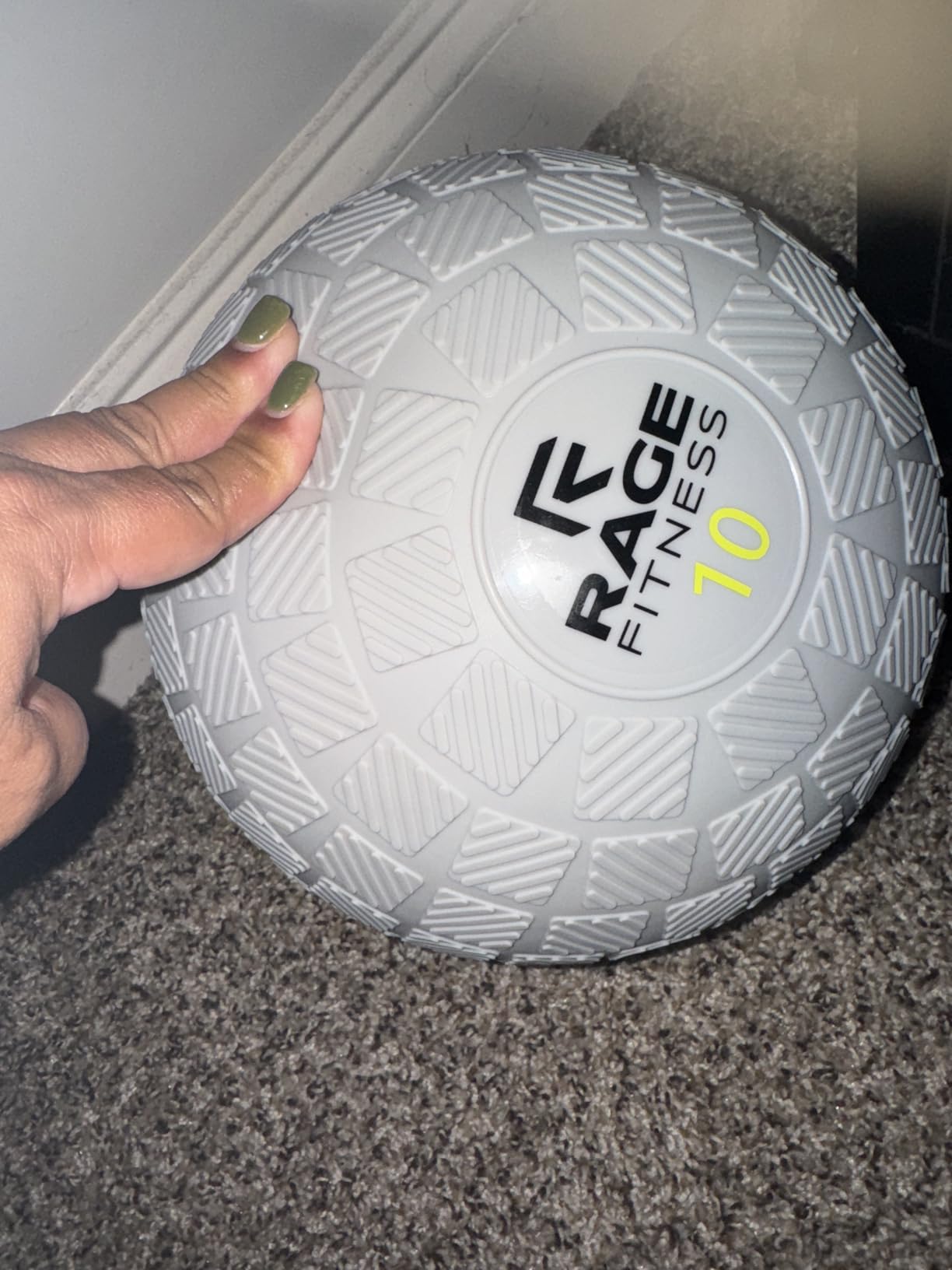 Rage Fitness Slam Ball, 10, 15, 20lb Medicine Balls, Tread Texture For Firm Grip, Full Body Workout Dynamic Weighted Balls customer photo 1