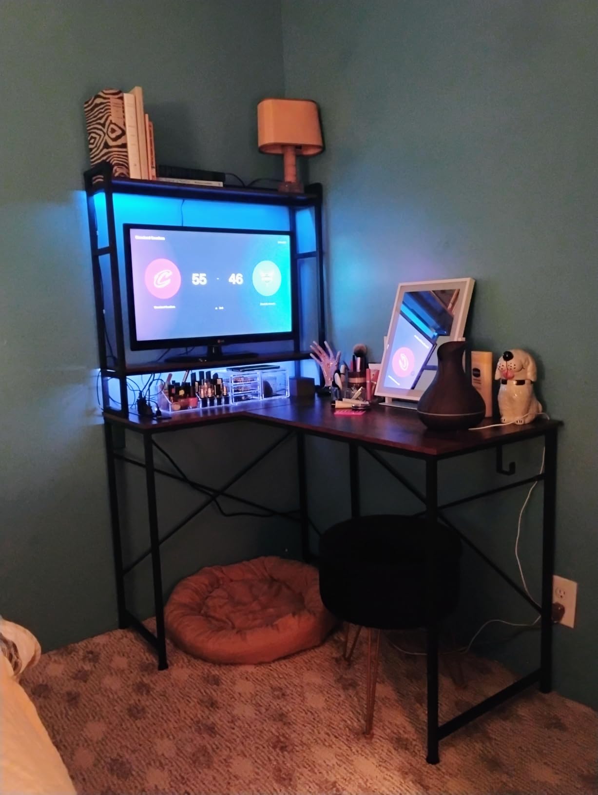 SEDETA L Shaped Gaming Desk, Reversible 45.3