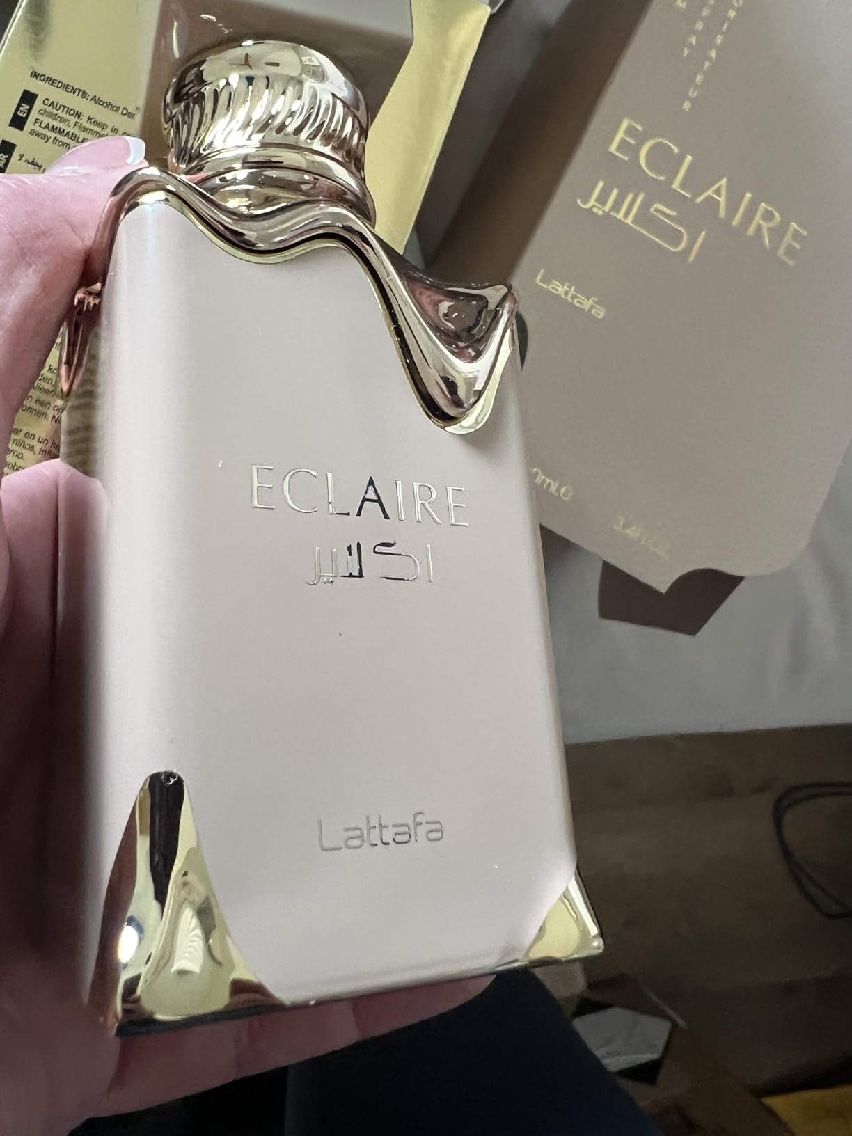 Lattafa Eclaire - Vanilla, Caramel, Sweet, Floral - Eau de Parfum Long-Lasting Fragrance for Women, 3.40 Ounce / 100 ml customer photo 1