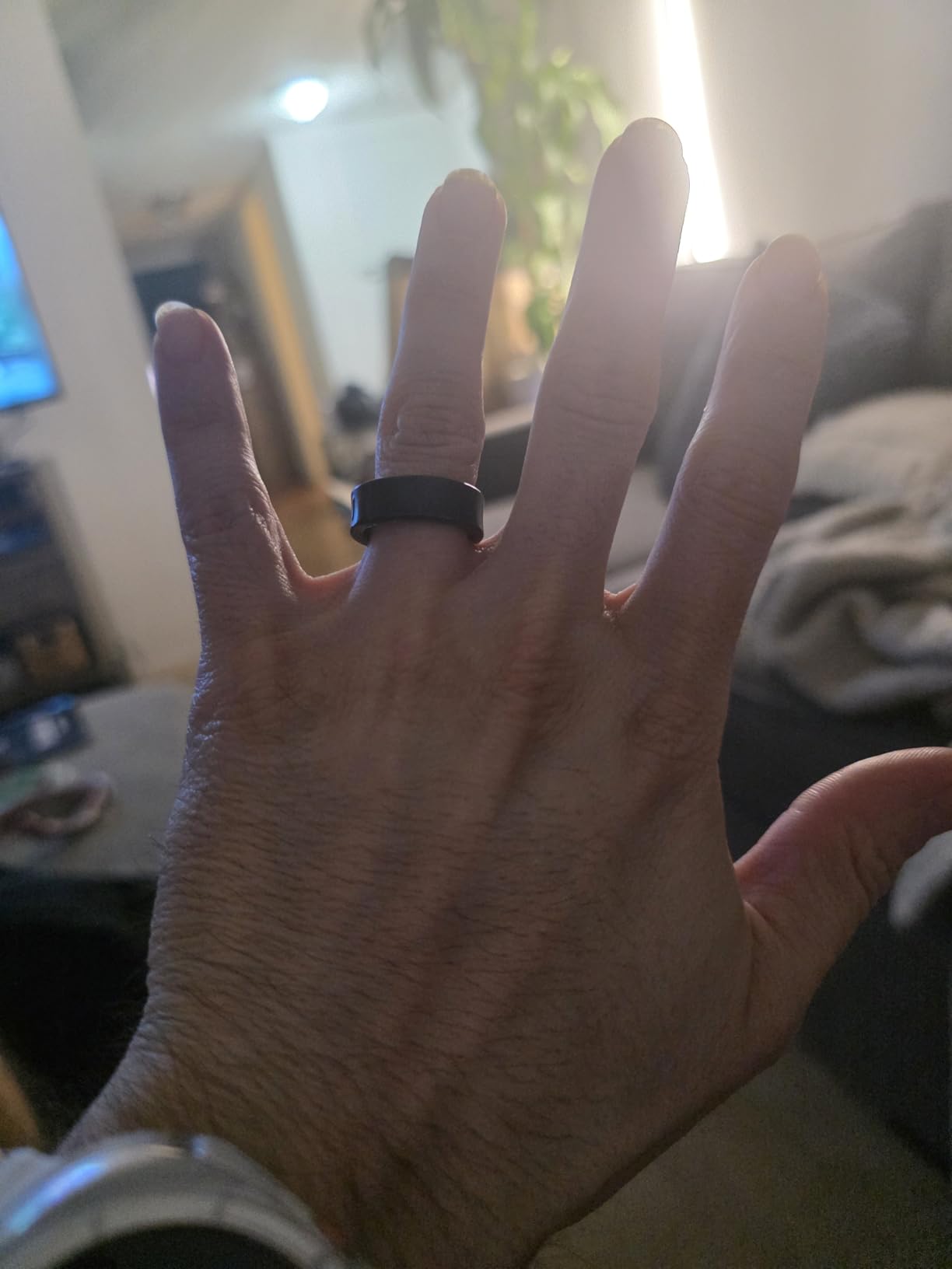 Samsung Galaxy Ring, AI Smart Ring, Size First w/Sizing Kit, No App Subscription, Fitness Monitor, Sleep Tracker, Up to 7-Day Battery, Size 13, Titanium Black customer photo 1