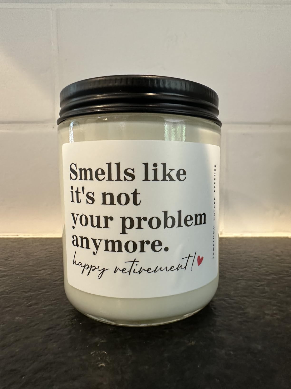 Retirement Gift for Woman, Men - 9oz Lavender Scented Soy Wax Candle- Best 2026 Retired Gifts for Women, Men, Friends, Coworker, Teacher, Funny Retirement Candle Decoration customer photo 1