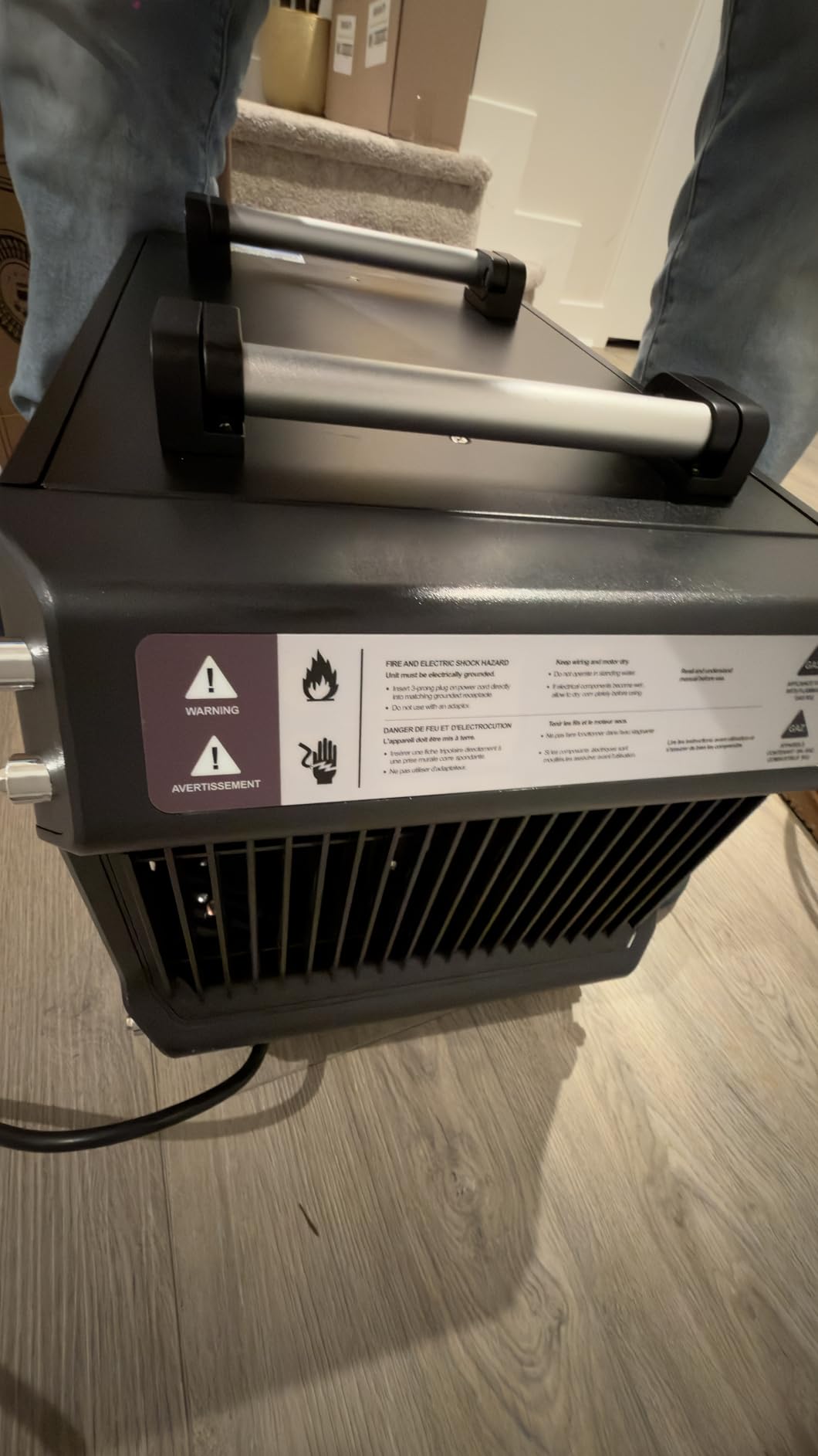 ALORAIR Crawlspace Dehumidifiers, 145 Pint Commercial Dehumidifier for Basements with Drain Hose, 1,800 Sq.Ft Auto Defrost Compact Portable Industry Crawl Spaces Dehumidifier customer photo 1