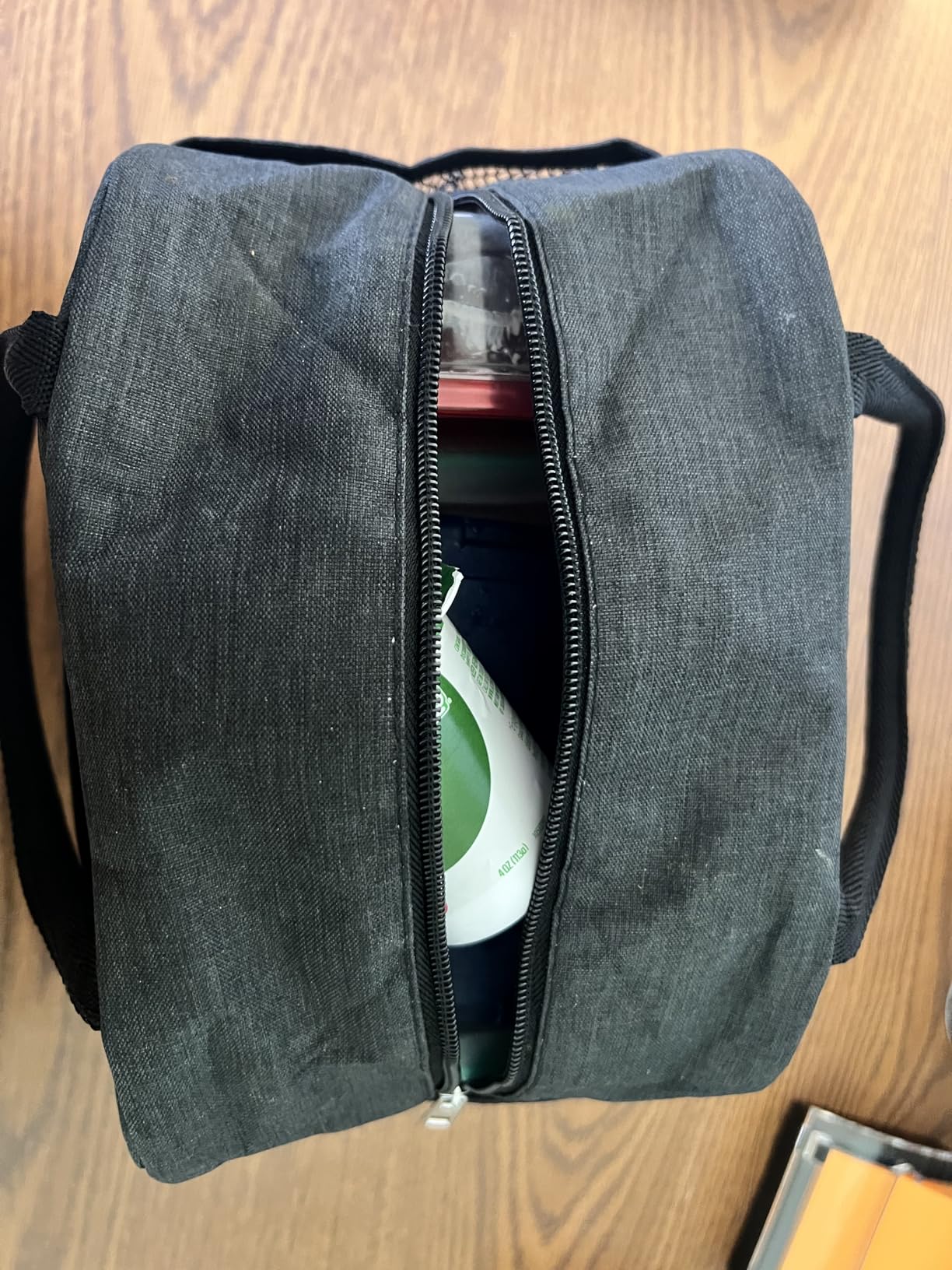 douyadady Lunch Bag Women/Men Lunch Box Women/Men (black) customer photo 1