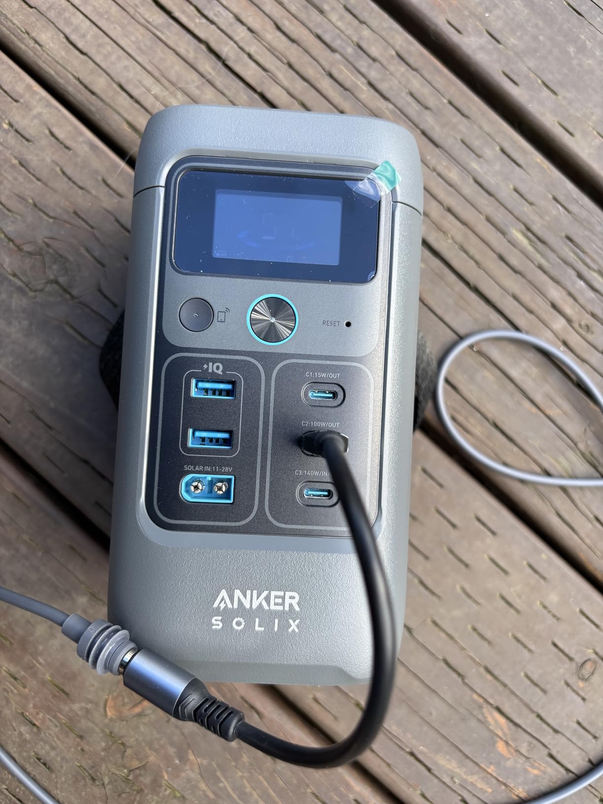 Anker SOLIX C200 DC Power Bank Station, 192Wh Portable Power Station, LiFePO4 Battery, 200W Solar Generator, for Outdoor Camping, Traveling, and Emergencies (No Wall Charger Included) customer photo 1
