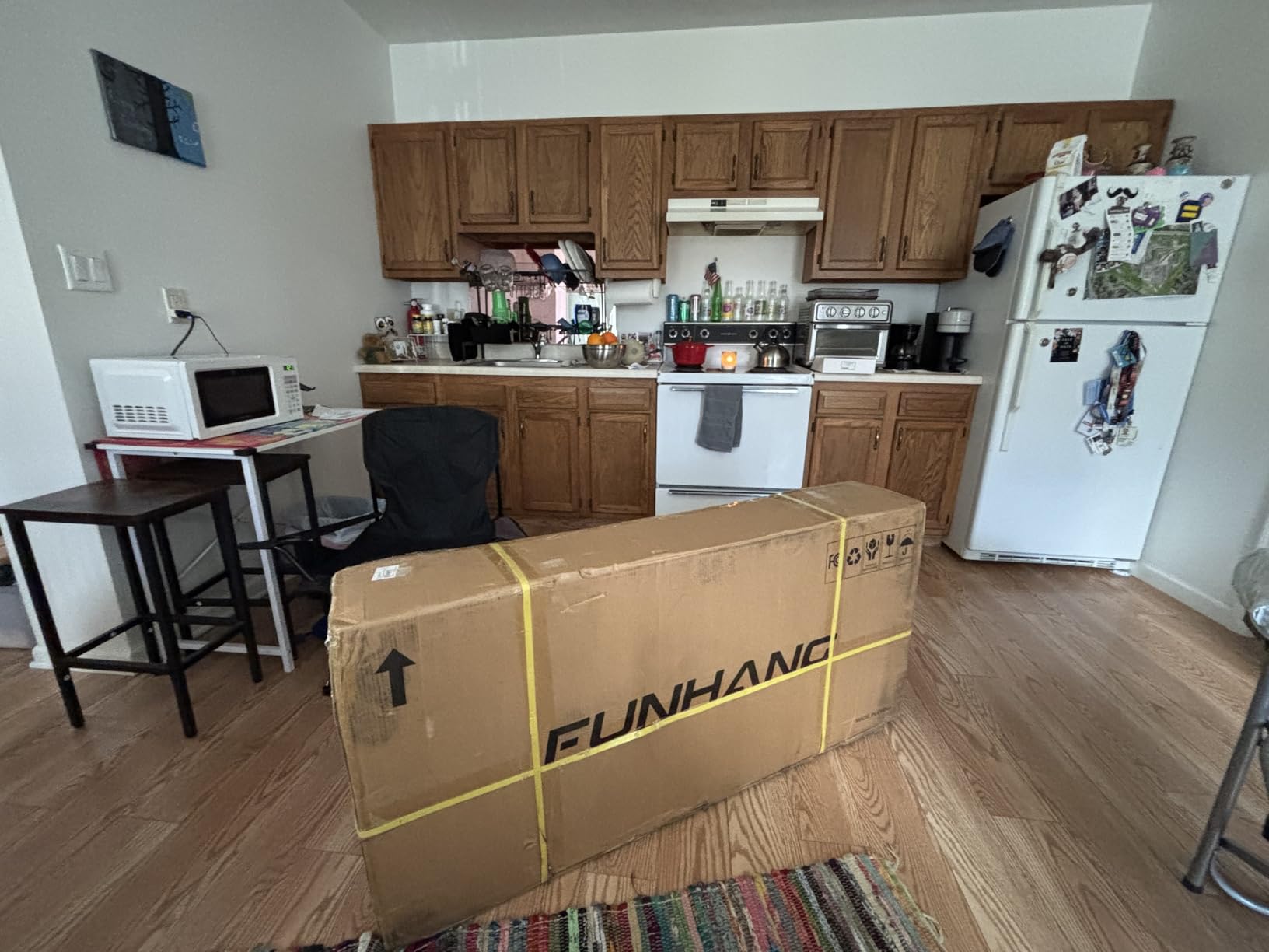 Funhang Electric Bike for Adults, 1000W Peak Ebike, 50Miles 21.7MPH Electric Mountain Bike, 26