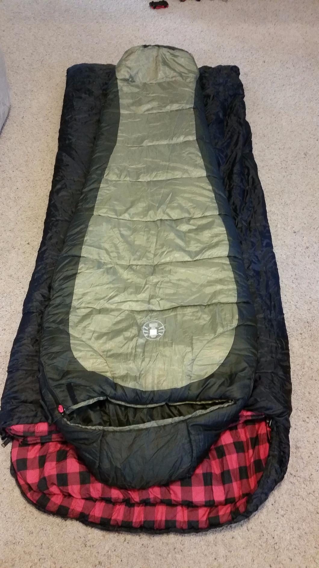 Coleman North Rim 0°F Big & Tall Sleeping Bag - Cold-Weather Mummy Sleep Sack with No-Snag Zipper & Adjustable Hood customer photo 2