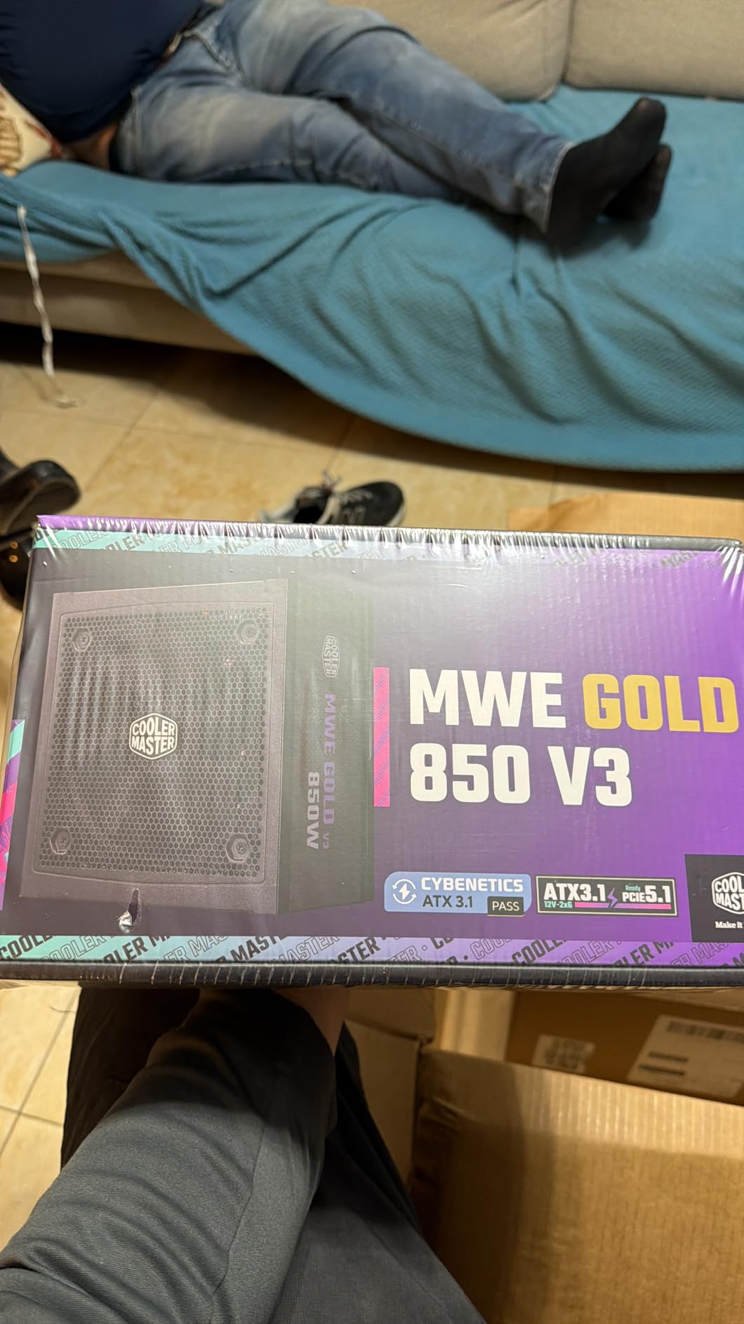 Cooler Master MWE Gold 850 V3 Fully Modular Power Supply - 850W 80+ Gold Certified PSU, Cybenetics Platinum, 90 Degrees 12V-2x6 PCIe 5.1, ATX 3.1 Support, Low Noise Zero-RPM Mode, 10-Year Warranty customer photo 1