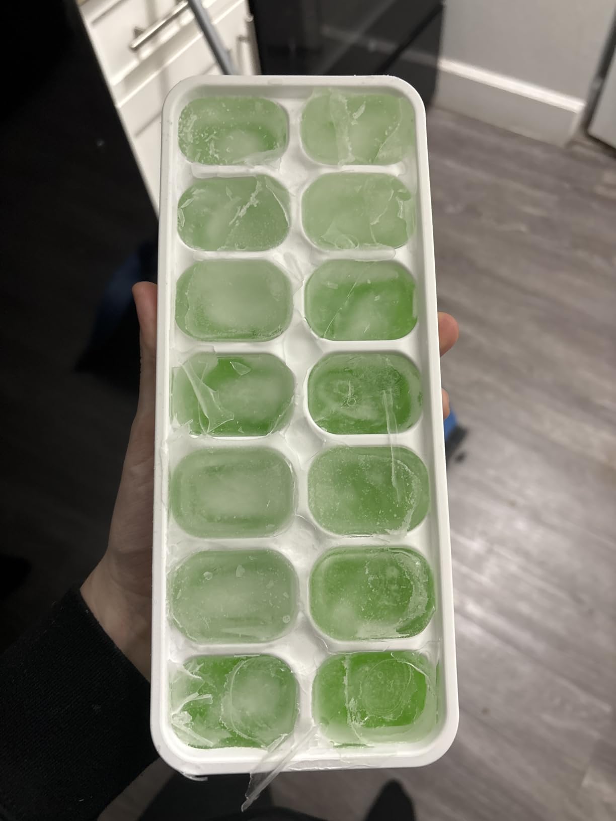 3 Pack Ice Cube Trays with Lids, Flexible Silicone Bottom for Easy Release, Stackable & Space-Saving Ice Molds, 1.2