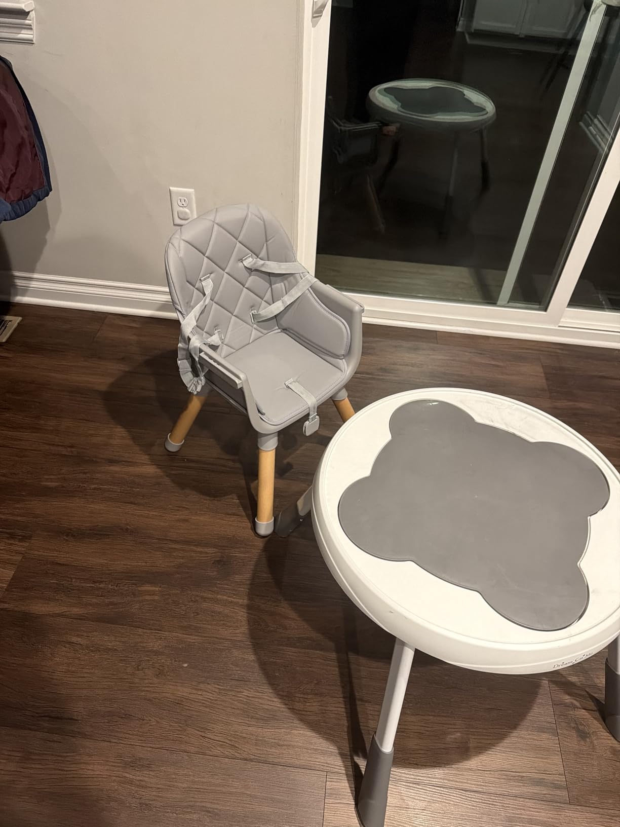 Ezebaby 6 in 1 Wooden High Chairs for Babies and Toddlers, Convertible Portable High Chair, Booster Seat for Dining Table, Toddlers Chair with Adjustable Legs & Dishwasher Safe Tray customer photo 1