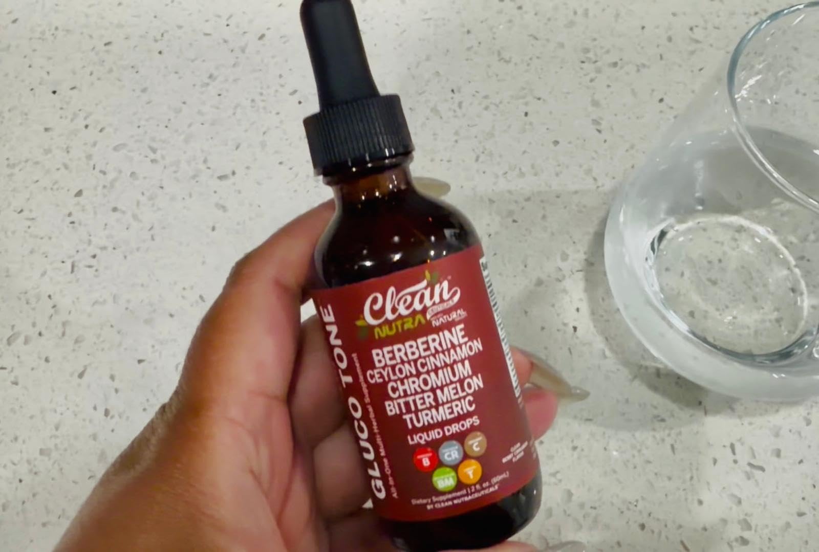 Clean Nutra Berberine with Ceylon Cinnamon Supplement Liquid Drops + Bitter Melon Extract, Glucomannan, Gymnema, Chromium, Turmeric, Organic Panax Ginseng, Moringa GLP-1 Support customer photo 1
