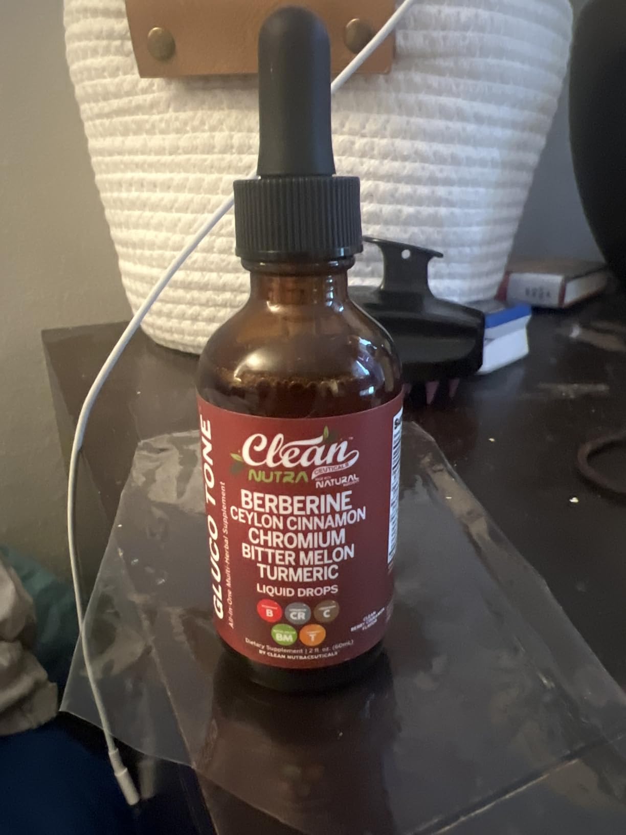 Clean Nutra Berberine with Ceylon Cinnamon Supplement Liquid Drops + Bitter Melon Extract, Glucomannan, Gymnema, Chromium, Turmeric, Organic Panax Ginseng, Moringa GLP-1 Support customer photo 2