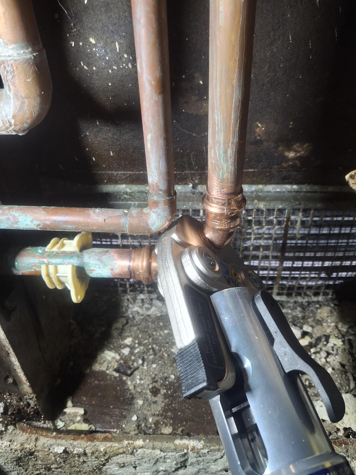 IBOSAD Copper Tube Fittings Hydraulic Pipe Crimping Tool with 1/2