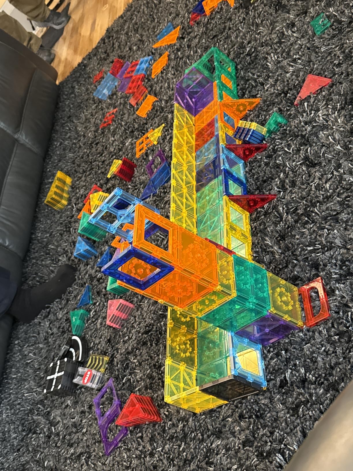 Magnetic Tiles - Road Set, Magnetic Building Blocks, Preschool Montessori Toys Gift for 3+ Year Old Boys and Girls, Sensory Christmas Toys for Kids Aged 3-5 and 4-8 customer photo 1