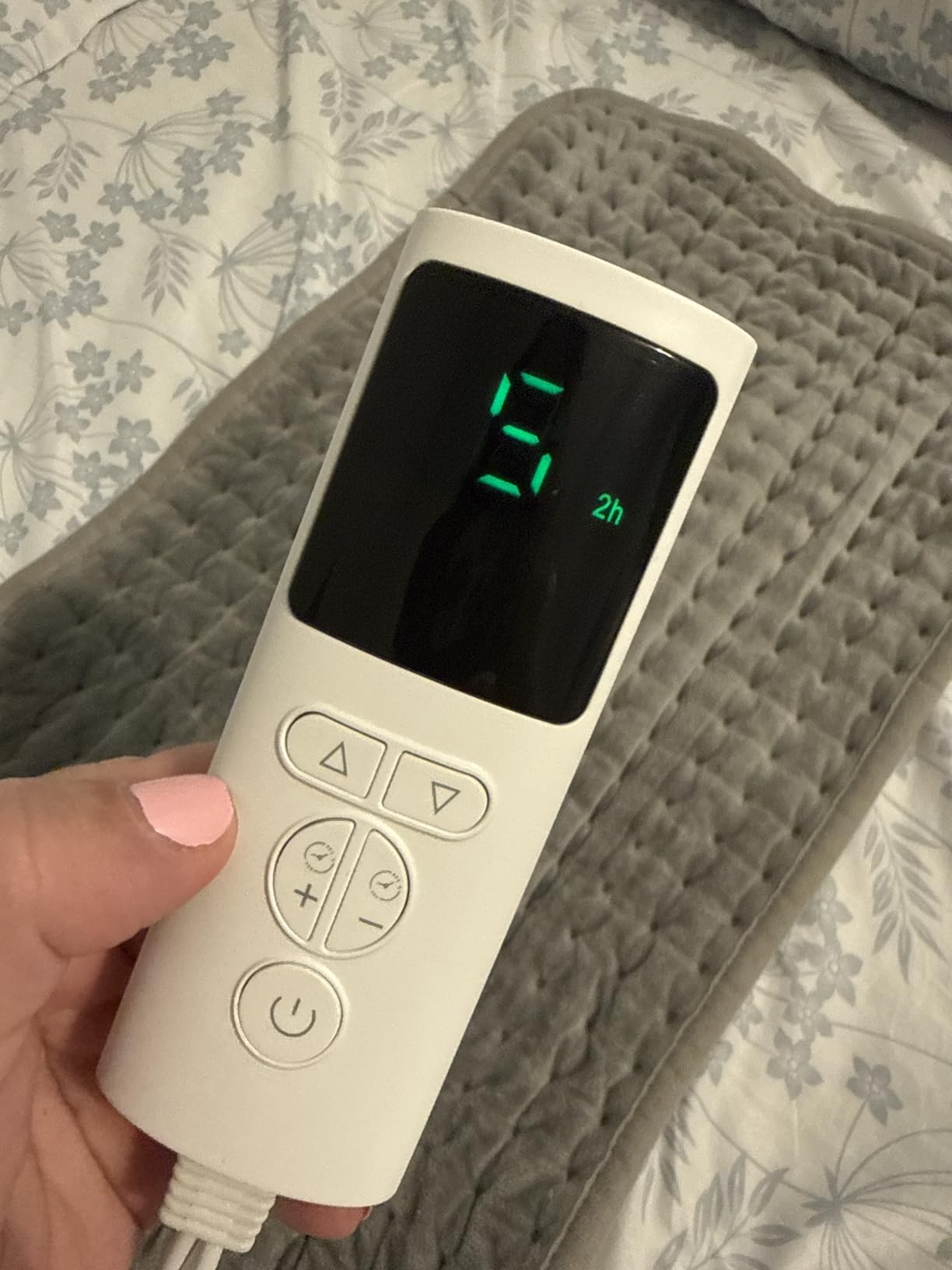 Heating Pad for Back Pain Relief, Heating Pads for Period Cramps with 9 Heat Settings & 4 Timers Auto-off, Machine Washable, Dry & Moist Heat, 12x24