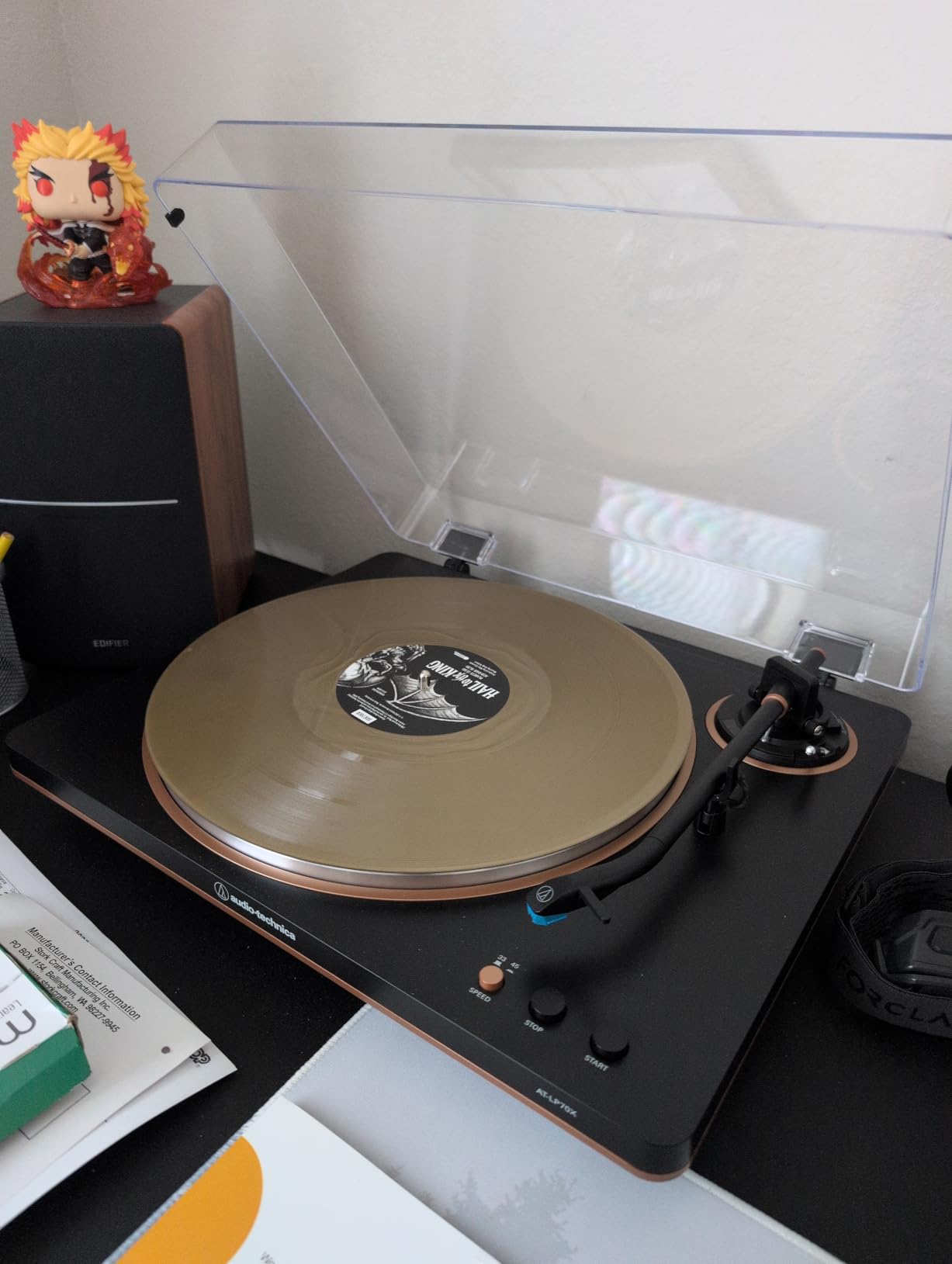 Audio-Technica AT-LP70X Automatic Turntable (Black/Grey) customer photo 1