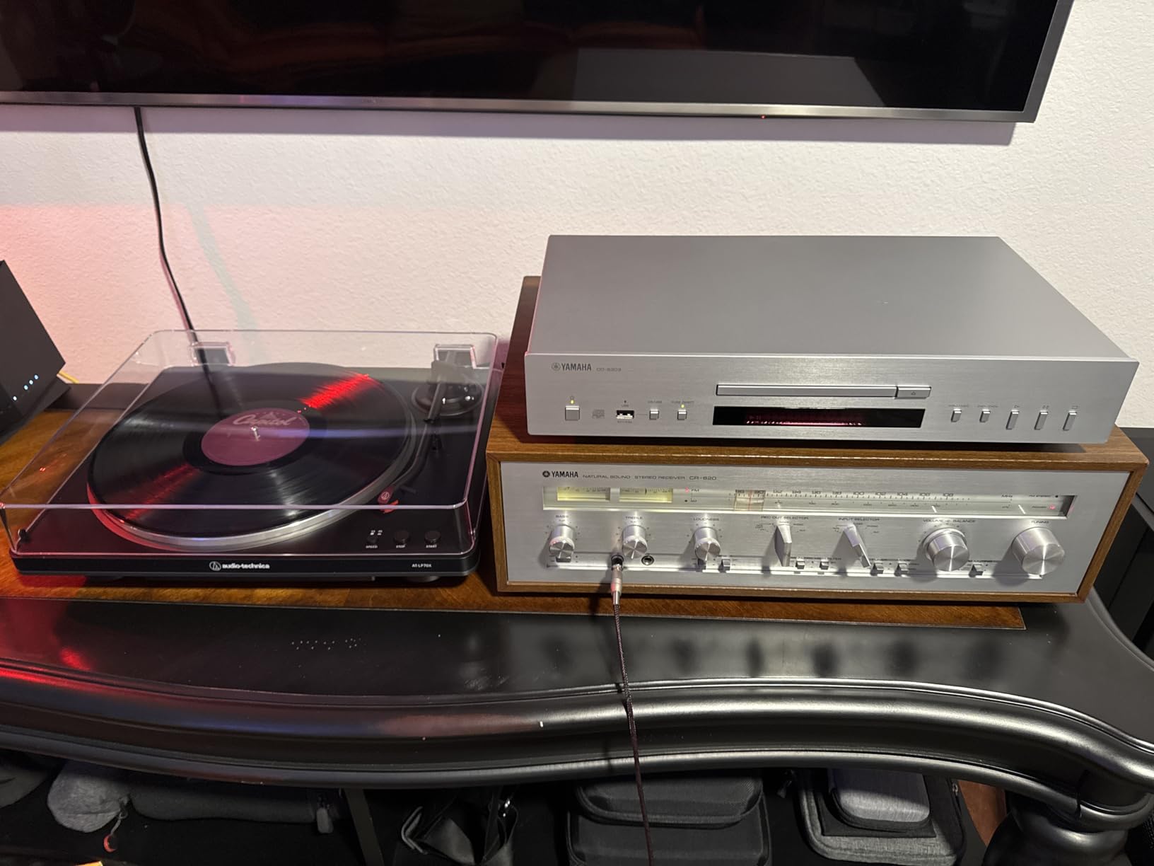Audio-Technica AT-LP70X Automatic Turntable (Black/Grey) customer photo 2