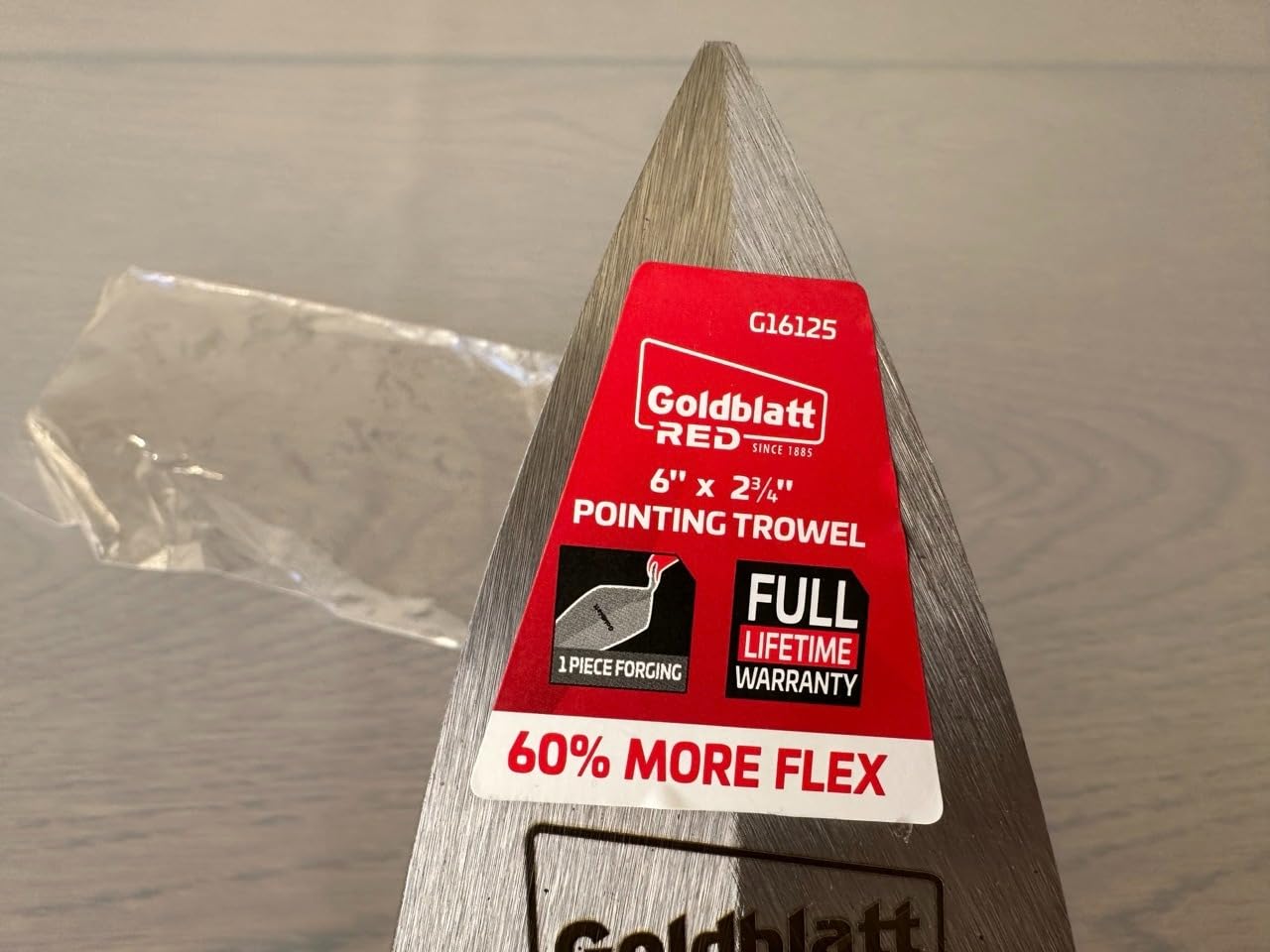 Goldblatt RED Pointing Trowel, 6