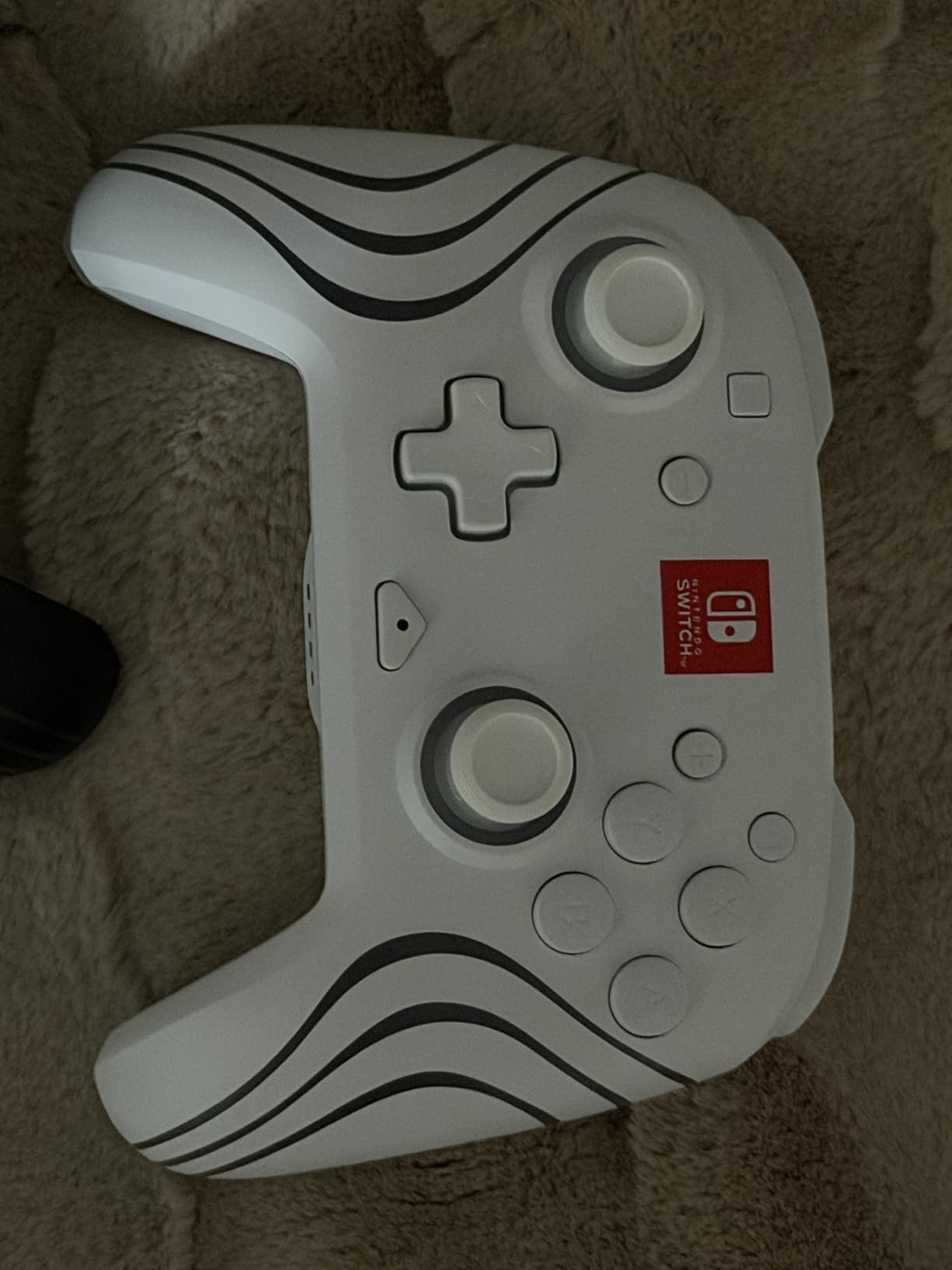 PDP Gaming Afterglow Wave Wireless Nintendo Switch Pro Controller - Officially Licensed, Nintendo Switch 2, Switch Lite/OLED, RGB LED Customization, App Controls, Rechargeable Battery Power - Black customer photo 1