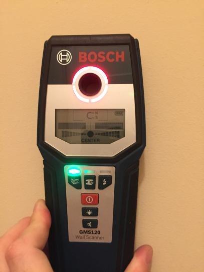 BOSCH GMS120-27 Professional Wall Scanner, Multi-Function Stud Finder, and Live Wire Detector customer photo 1