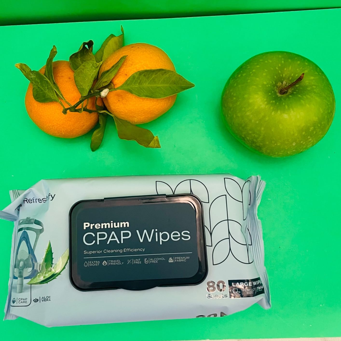 CPAP Mask Wipes (320 Count) + 8 Travel - Premium Large and Moist Cleaning Wipes for Mask | Cleaner, Unscented, CPAP Cleaning Supplies customer photo 2