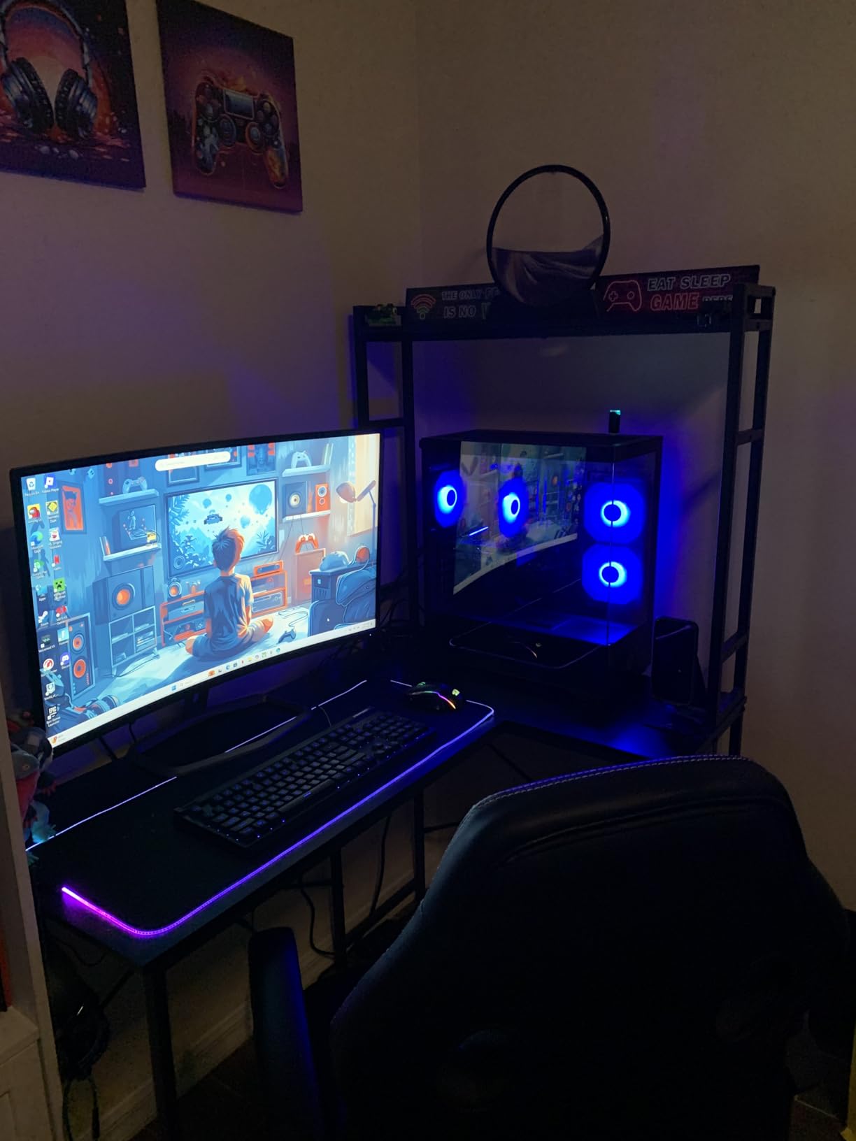 CYBERPOWERPC Gamer Master Gaming PC, AMD Ryzen 5 5500 3.6GHz, Radeon RX 6400 4GB, 16GB DDR4, 500GB PCIe Gen4 SSD, WiFi Ready & Windows 11 Home (GMA3100A) customer photo 1