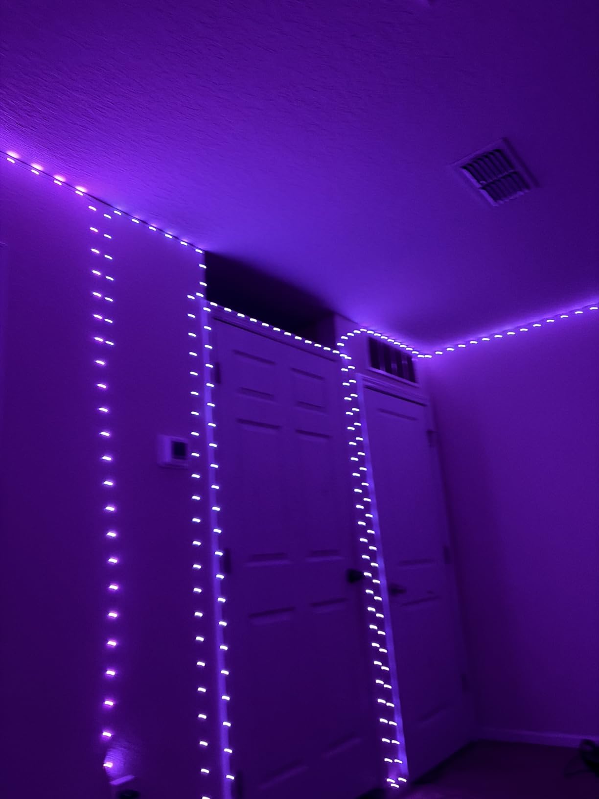 DAYBETTER LED Strip Lights 200ft (2 Rolls of 100ft), Color Changing Lights Strip for Bedroom, Desk, Indoor, Room Bedroom, Girl Boy Brithday Gifts RGB Decor with Remote and 24V Power Supply customer photo 1