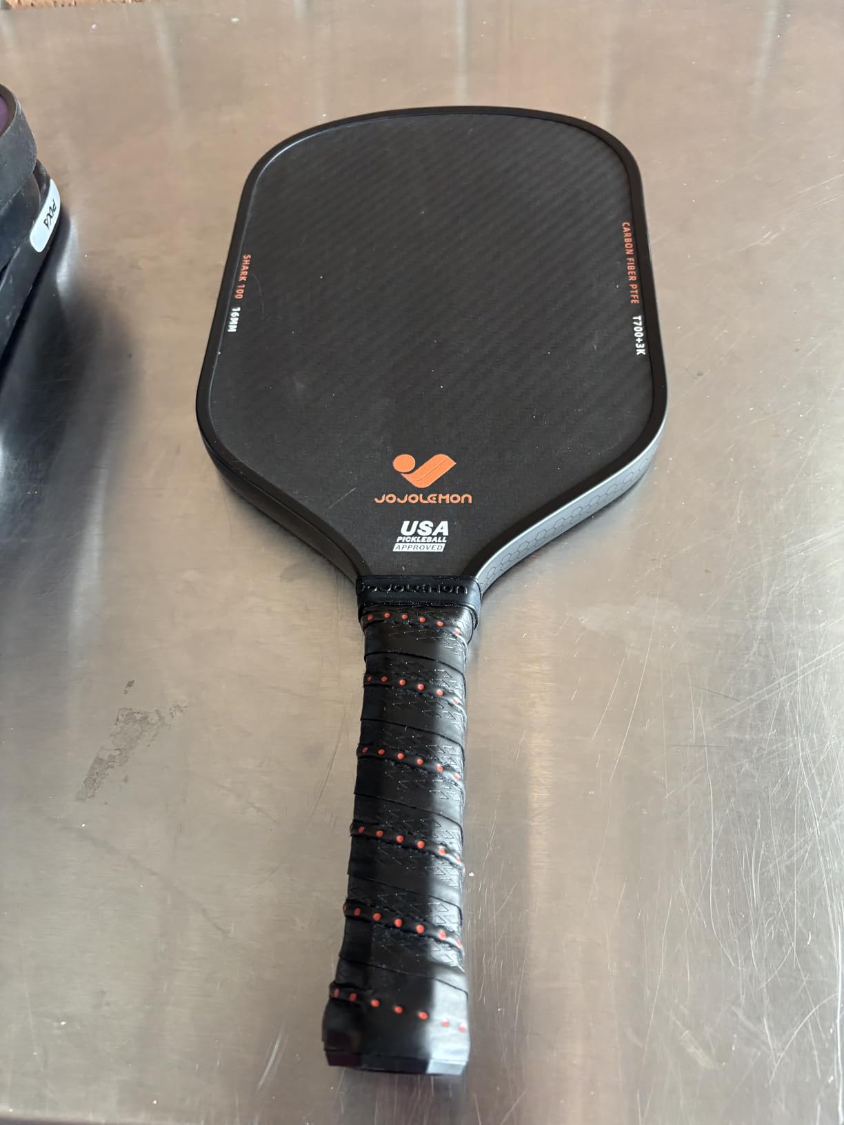 JOJOLEMON Pickleball Paddles, Carbon Fiber Pickleball Paddle with a 16mm Shark Power Polymer Core, The Pickleball Rackets Designed for Ultimate Spin & Consistency customer photo 1