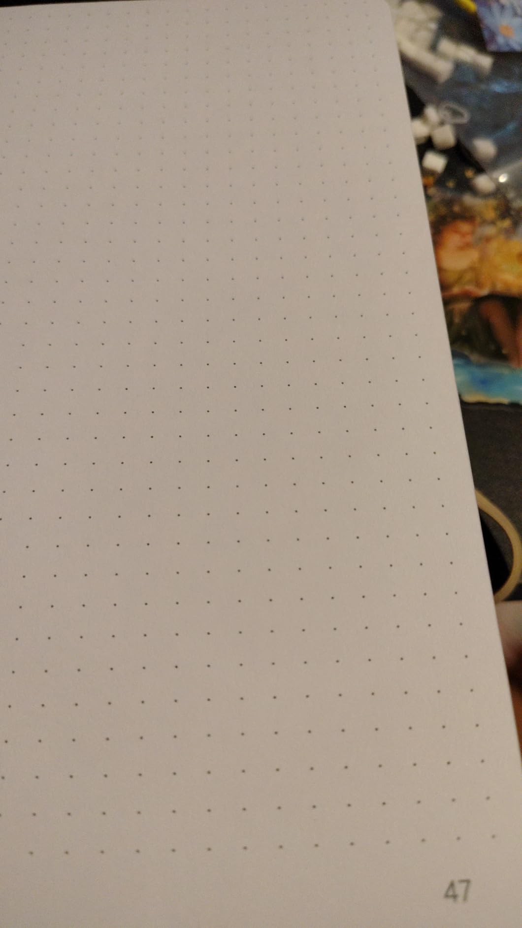 TIEFOSSI Dotted Journal Notebook, 160gsm 256 Numbered Thick Paper, A5 Hardcover Dotted Grid Diary for Women Men Work Writing, Journaling, Drawing, 5.8 x 8.3 in customer photo 2