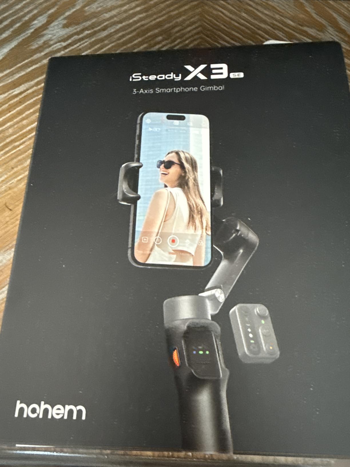 hohem iSteady X3 SE Gimbal Stabilizer for iPhone, Phone Stabilizer with Detachable Remote Control, Portable Foldable 3-Axis Phone Gimbal for Android & iPhone 16 15 14 13 12 11 Pro Max, Ideal for Travel Vlogging customer photo 1