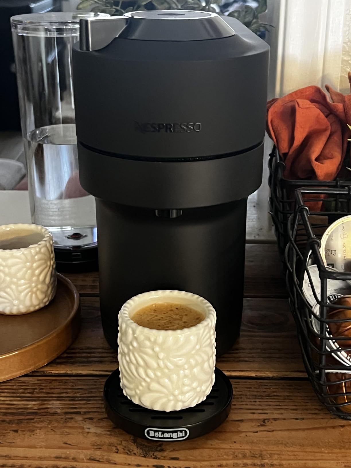 Vertuo Pop+ Coffee and Espresso Maker by De'Longhi, Black Matte with Dark Chrome customer photo 1