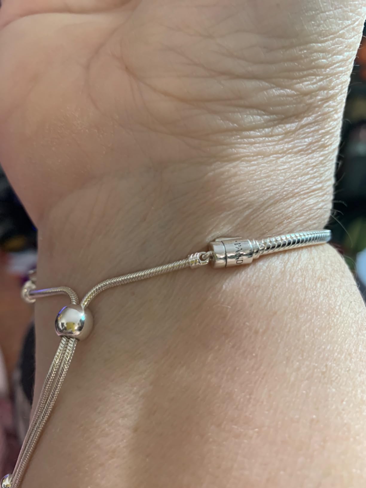 Snake Chain Slider Bracelet - With Gift Box customer photo 2