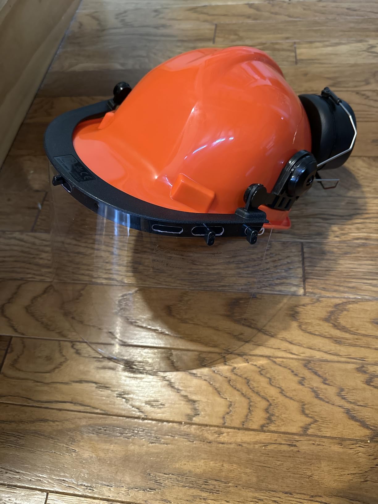 NoCry ANSI Z89.1 Rated Arborist Helmet - Chainsaw Helmet with Face Shield and Ear Muffs - Adjustable Hard Hat with Adaptive Ventilation; Impact-Resistant Mesh Face Shield for Forestry with Side Guards customer photo 1