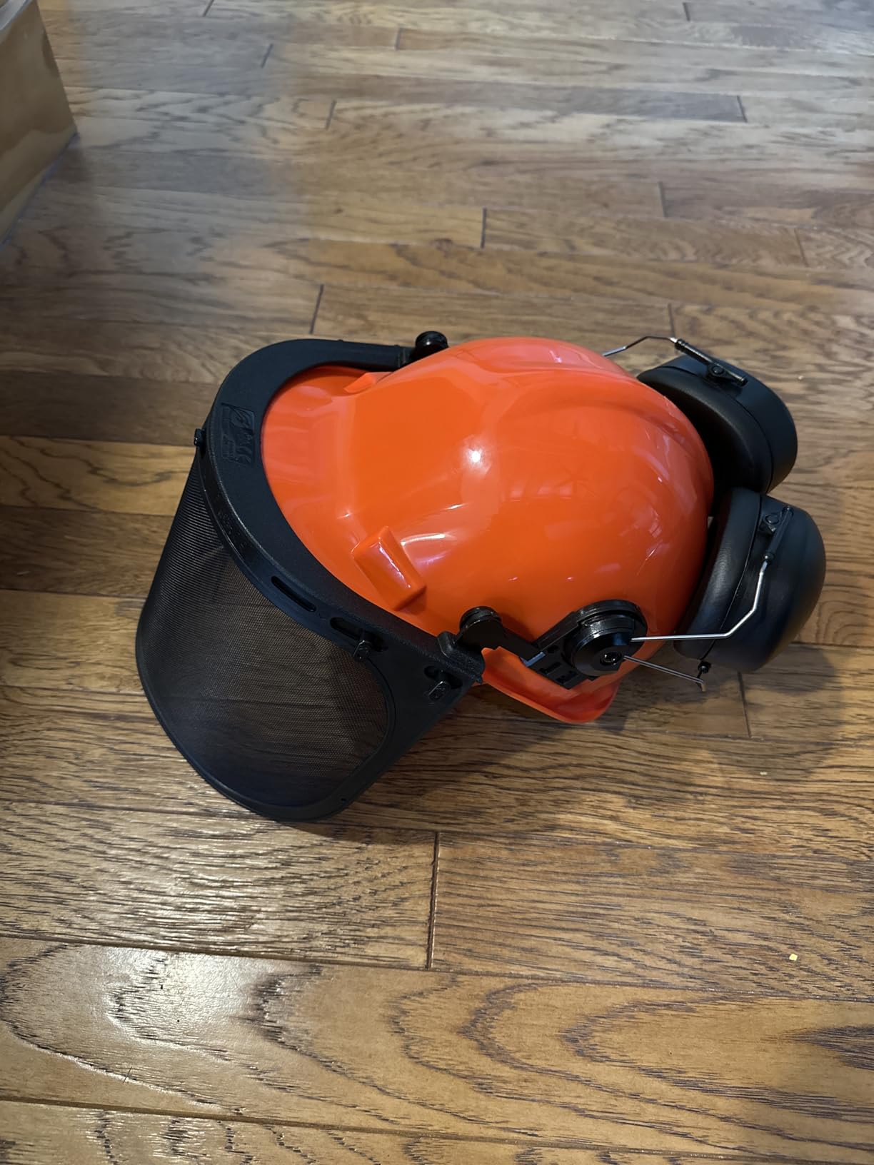 NoCry ANSI Z89.1 Rated Arborist Helmet - Chainsaw Helmet with Face Shield and Ear Muffs - Adjustable Hard Hat with Adaptive Ventilation; Impact-Resistant Mesh Face Shield for Forestry with Side Guards customer photo 2