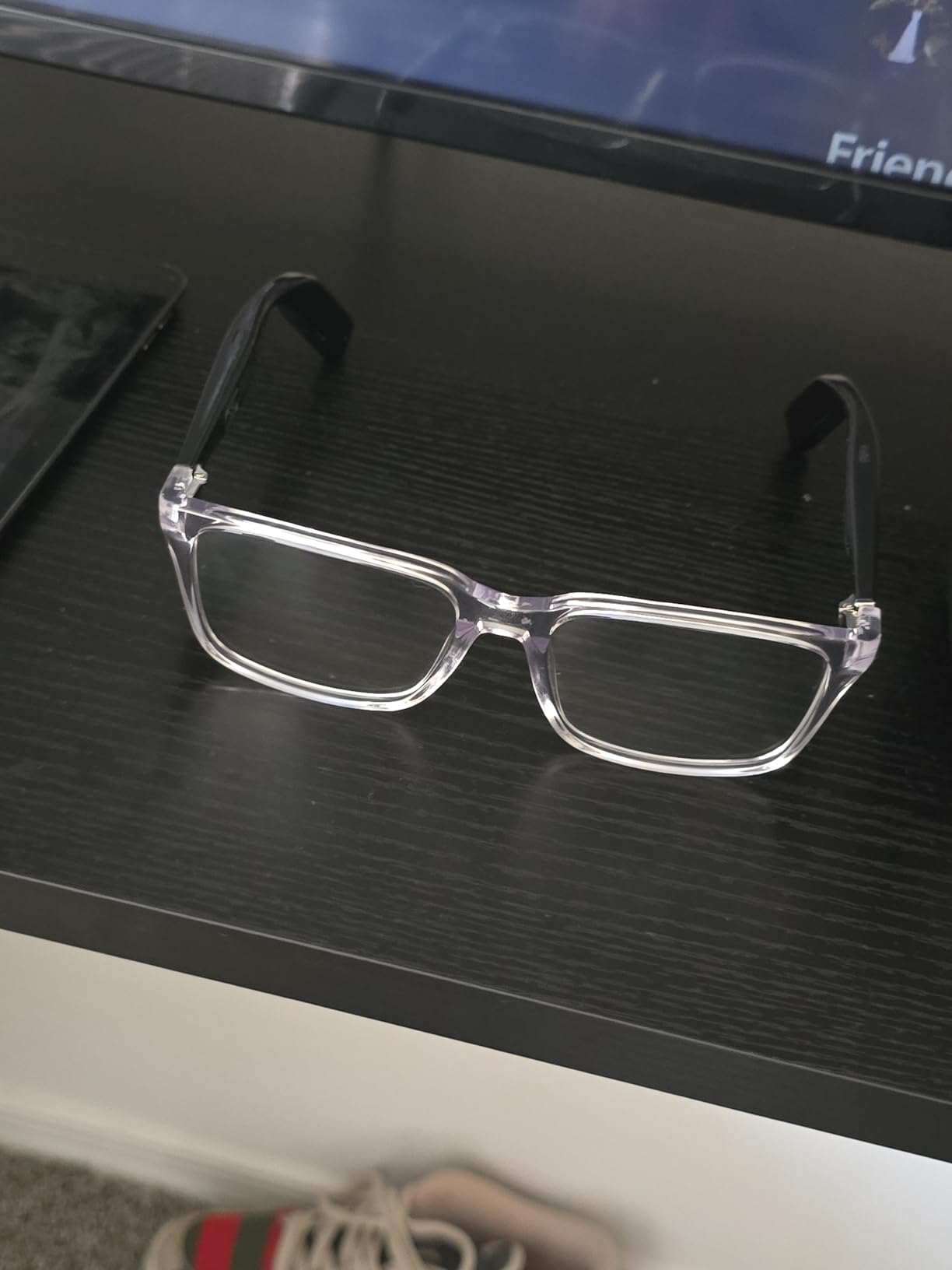 Lucyd Lyte (2025 Version) Smart Glasses for Men - Bluetooth Smart Eyewear with Light Adaptive Photochromic Lenses, Open Ear Speakers and Microphone - Eclipse (Standard) customer photo 2