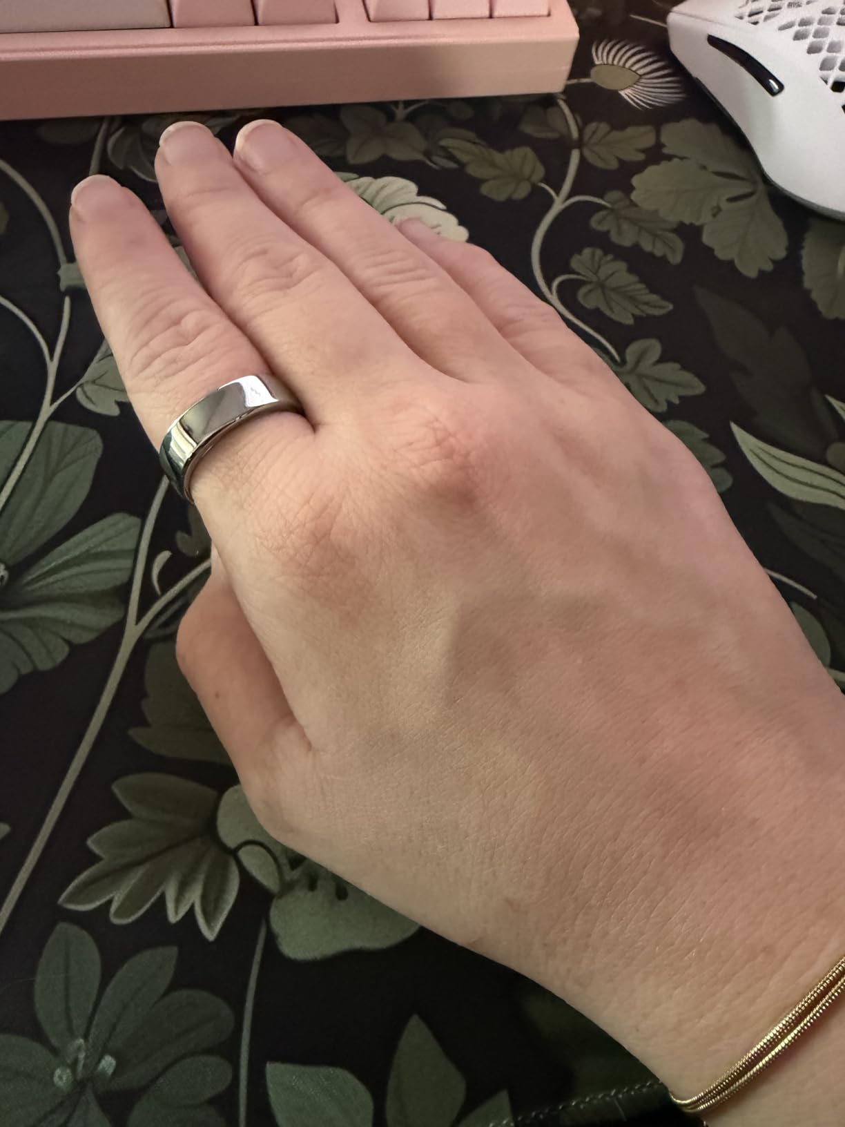 RingConn Gen 2, World's First Smart Ring with Sleep Apnea Monitoring, No APP Subscription, 12-Day Battery Life, Stress/Heart Rate/Women's Health Tracker, Silver, Size 10 customer photo 2