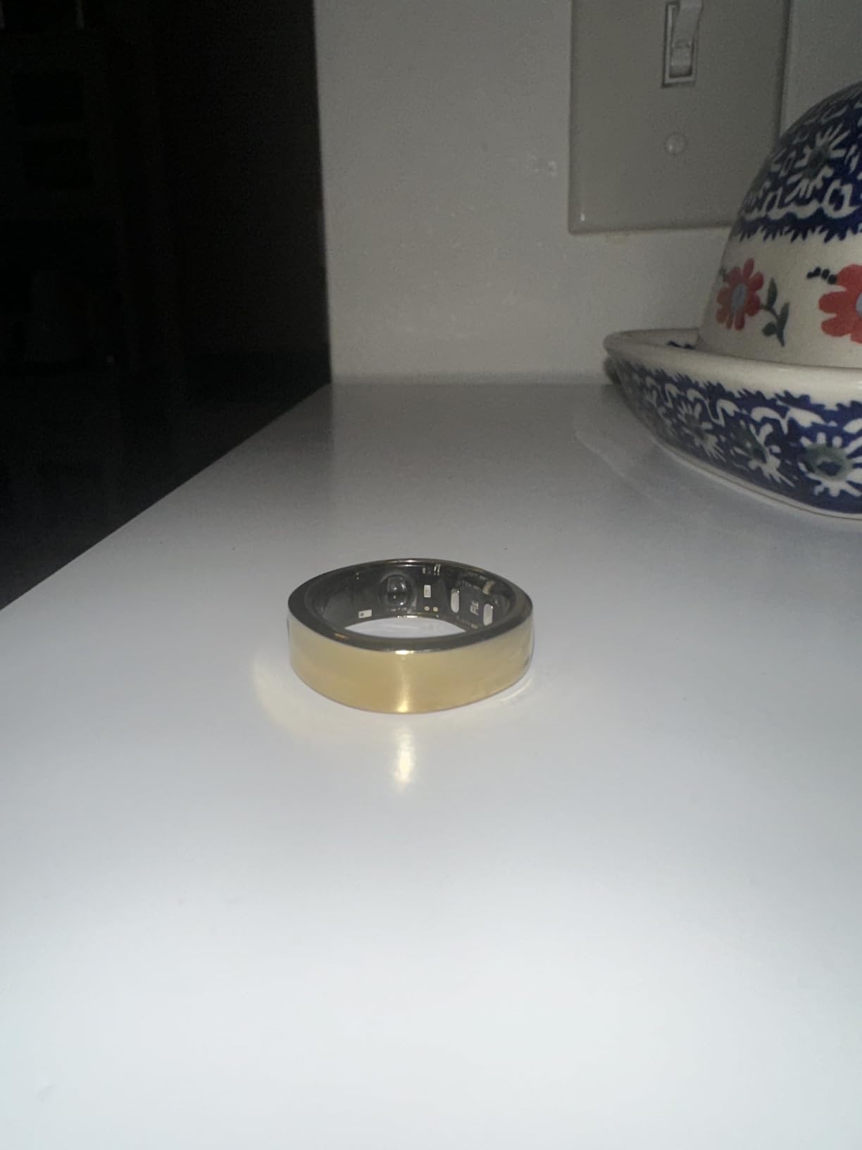 RingConn Gen 2, World's First Smart Ring with Sleep Apnea Monitoring, No APP Subscription, 12-Day Battery Life, Stress/Heart Rate/Women's Health Tracker, Gold, Size 9 customer photo 2