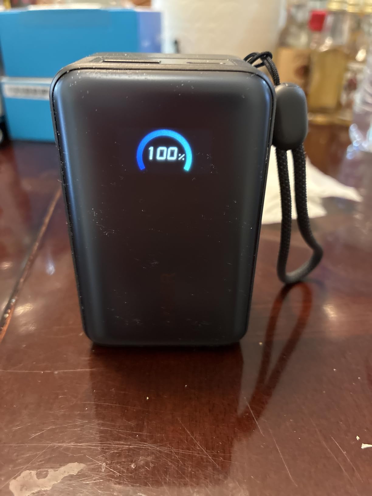 Anker Nano Portable Charger, 45W 10000mAh with 2.3 ft Retractable Cable, Compact Power Bank, Travel Essential Phone Battery Pack customer photo 1